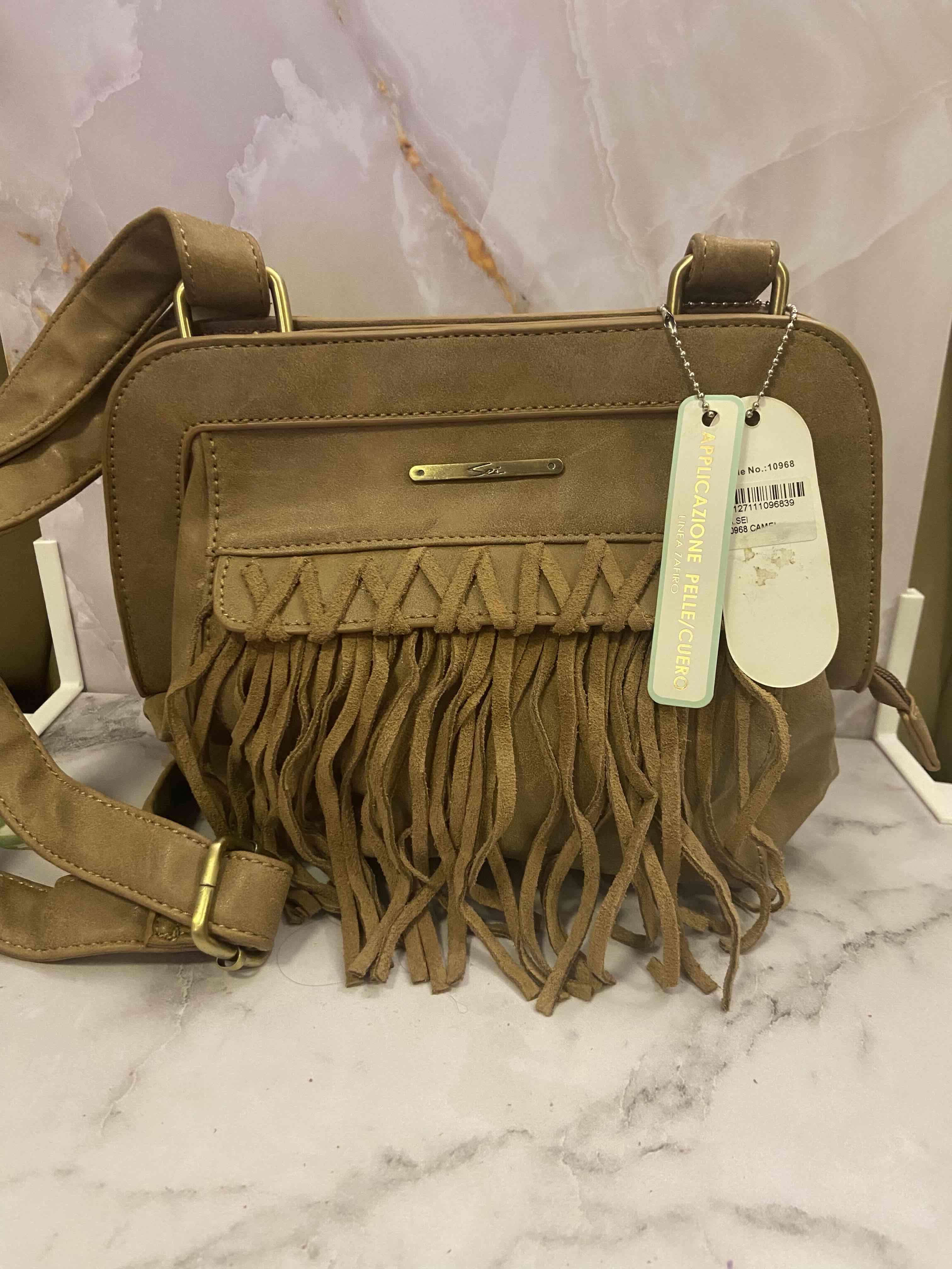 Cartera SEI con flecos - miniatura 1