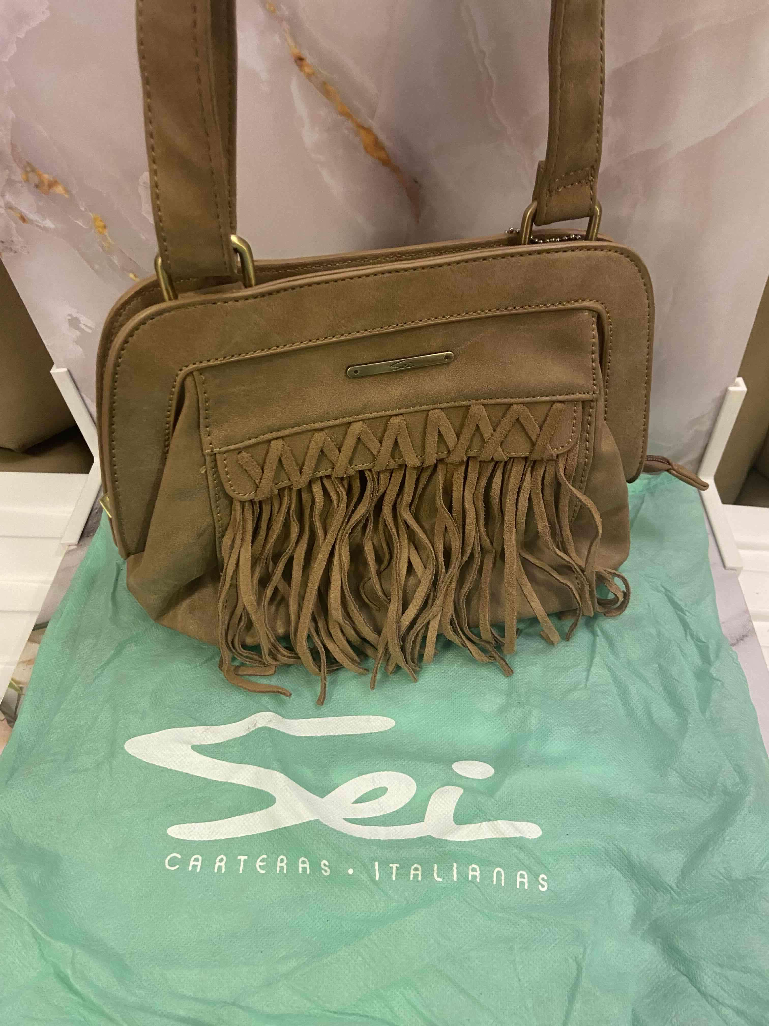 Cartera SEI con flecos - miniatura 3