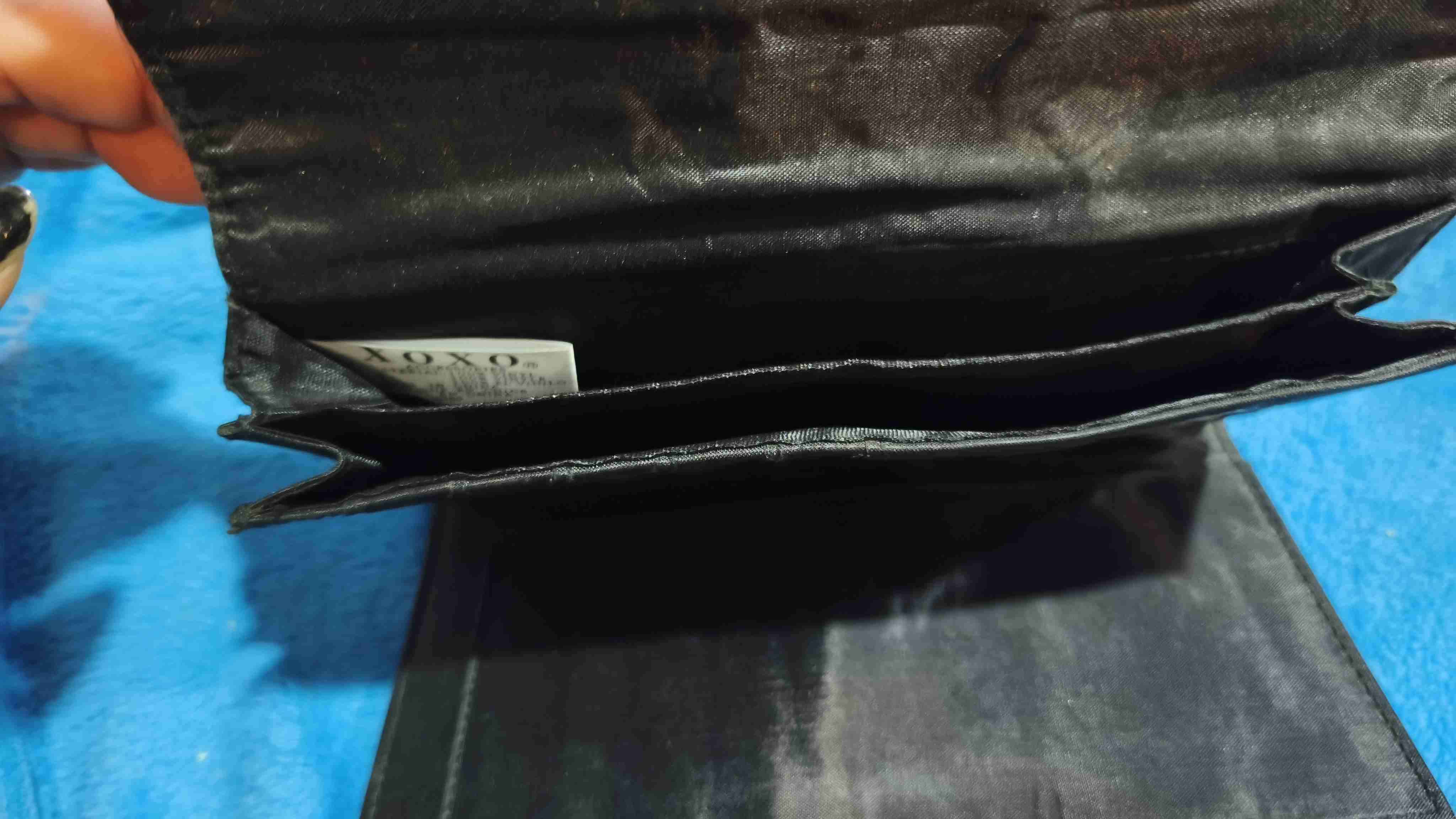 Billetera  negra de ecocuero - miniatura 2