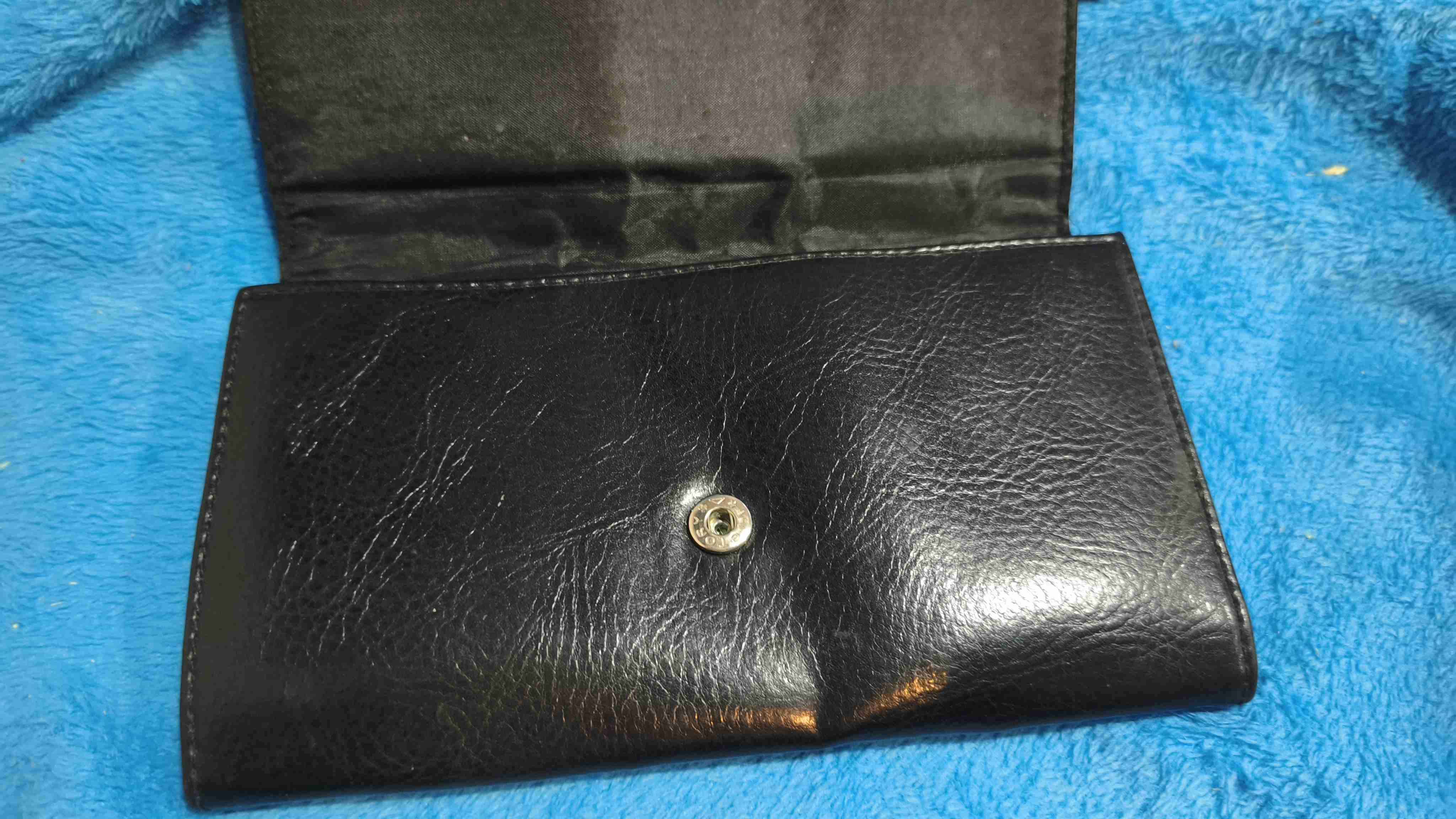 Billetera  negra de ecocuero - miniatura 3