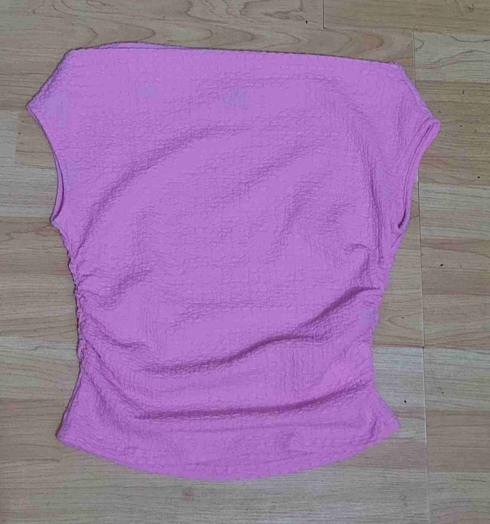 Top texturizado rosa claro - miniatura 3