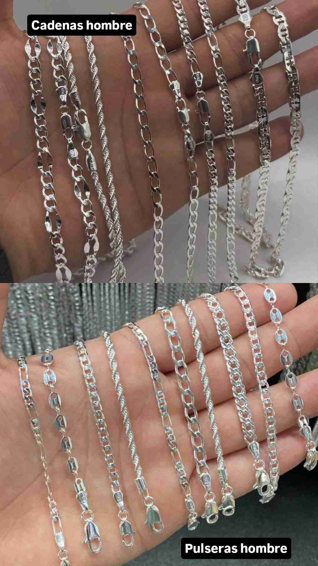 Cadenas y Pulseras de Hombre - Plata 925 ✨ - miniatura 2