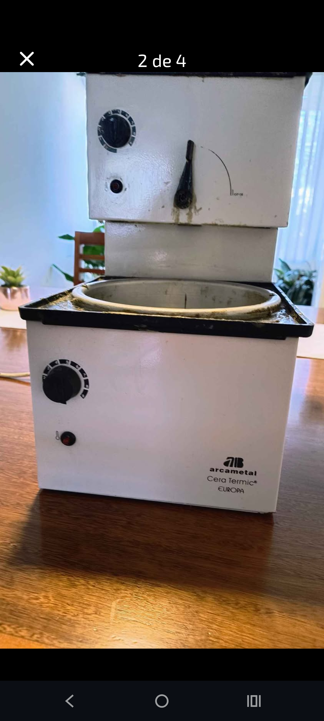 Calentador de cera Arcametal usado - miniatura 3