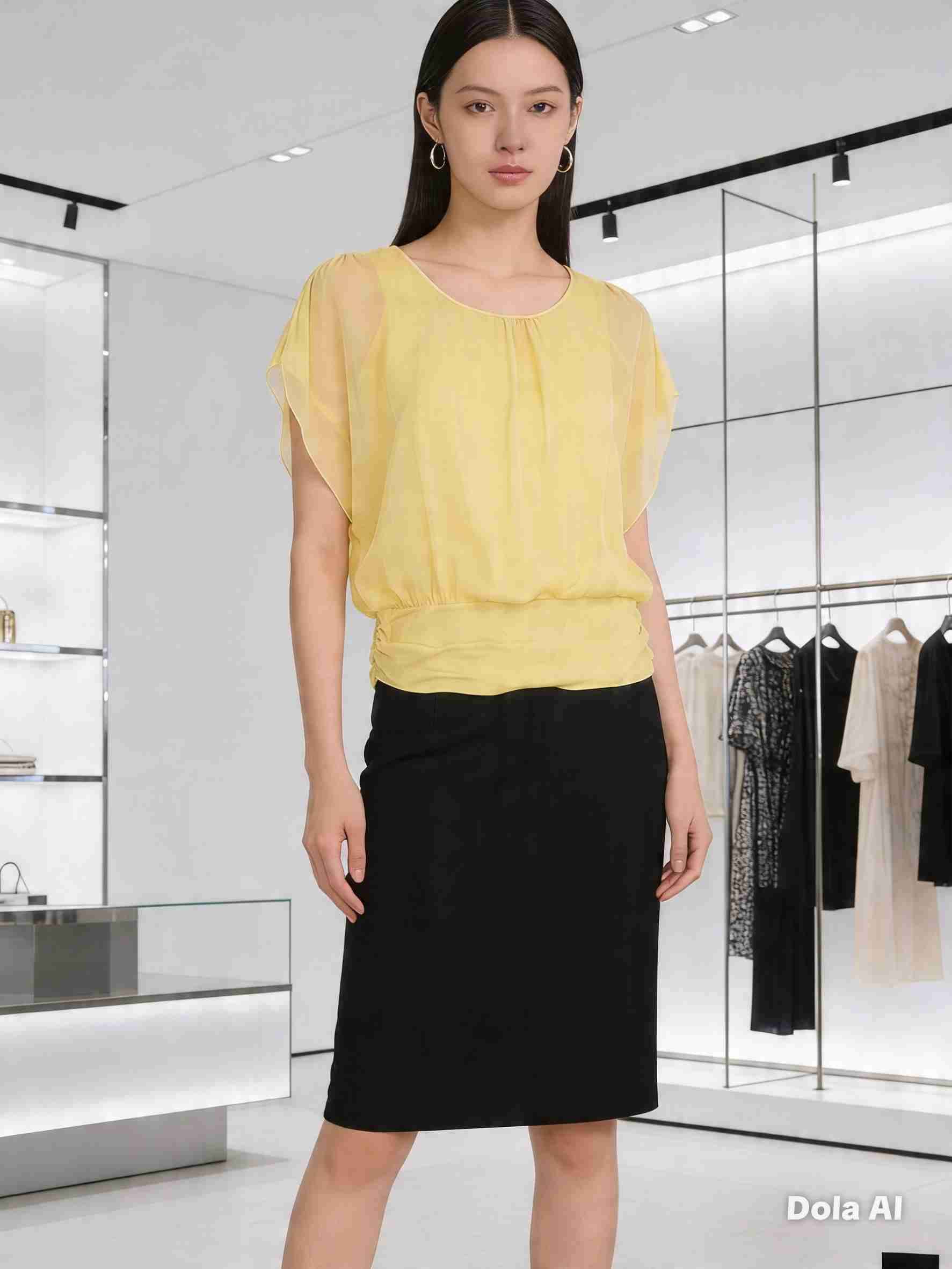 Blusa estampada de mujer - miniatura 2