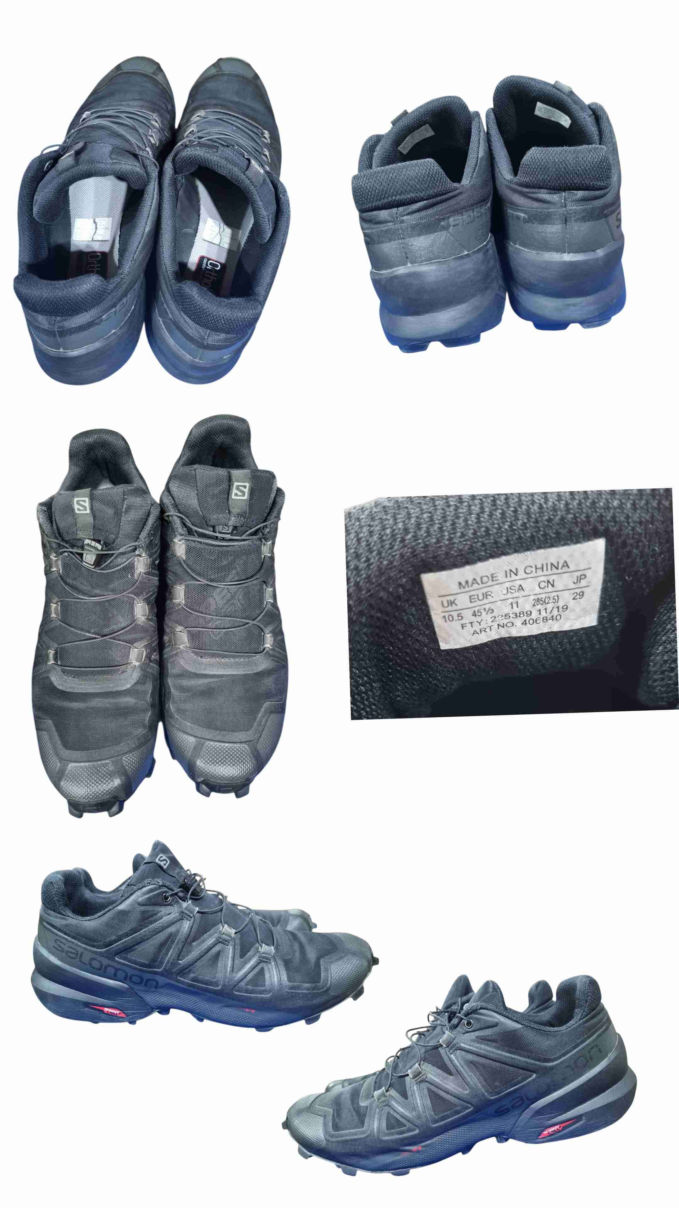 Zapatillas deportivas negras Salomon - miniatura 6