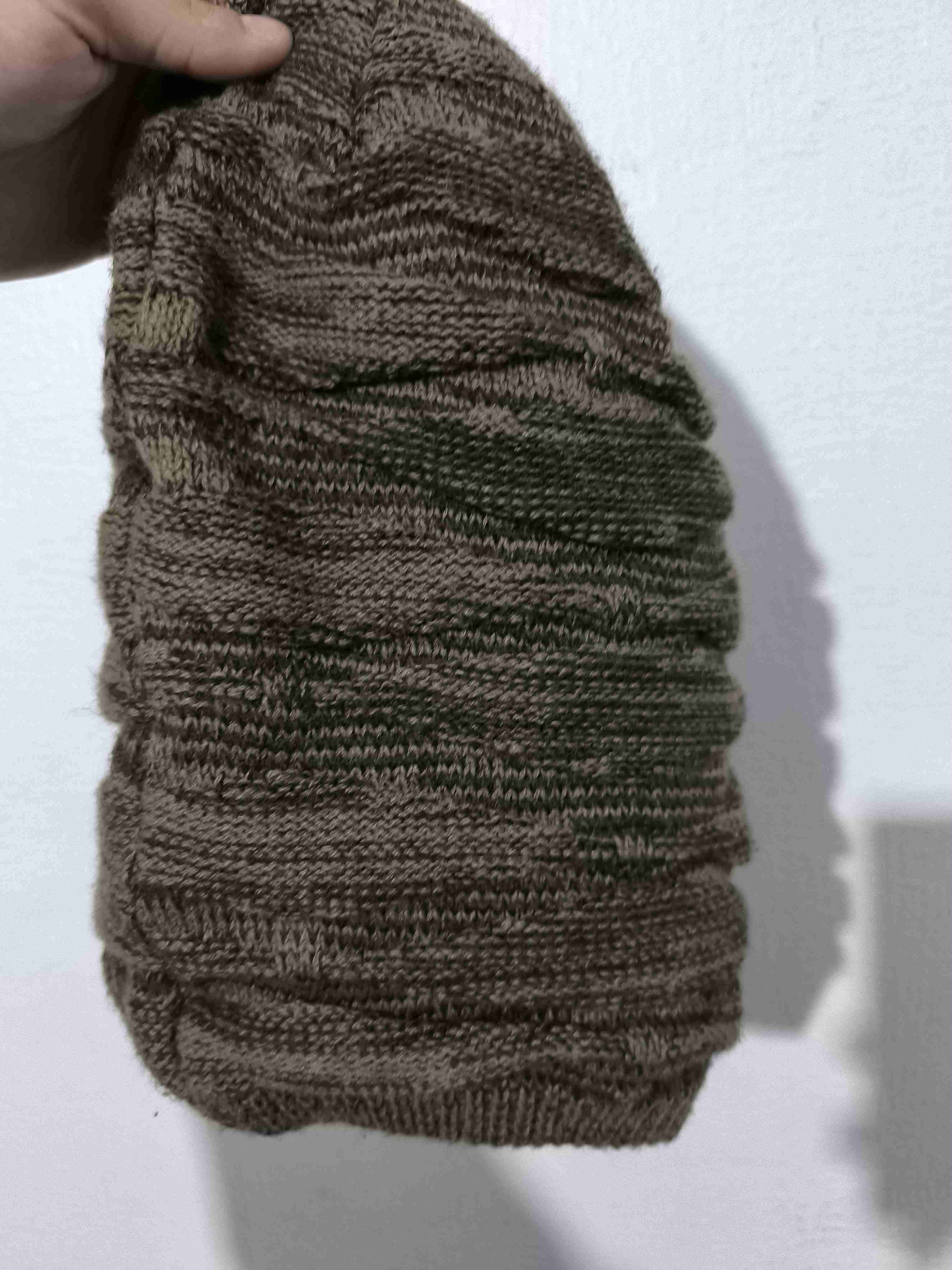 Gorro tejido marrón - miniatura 2