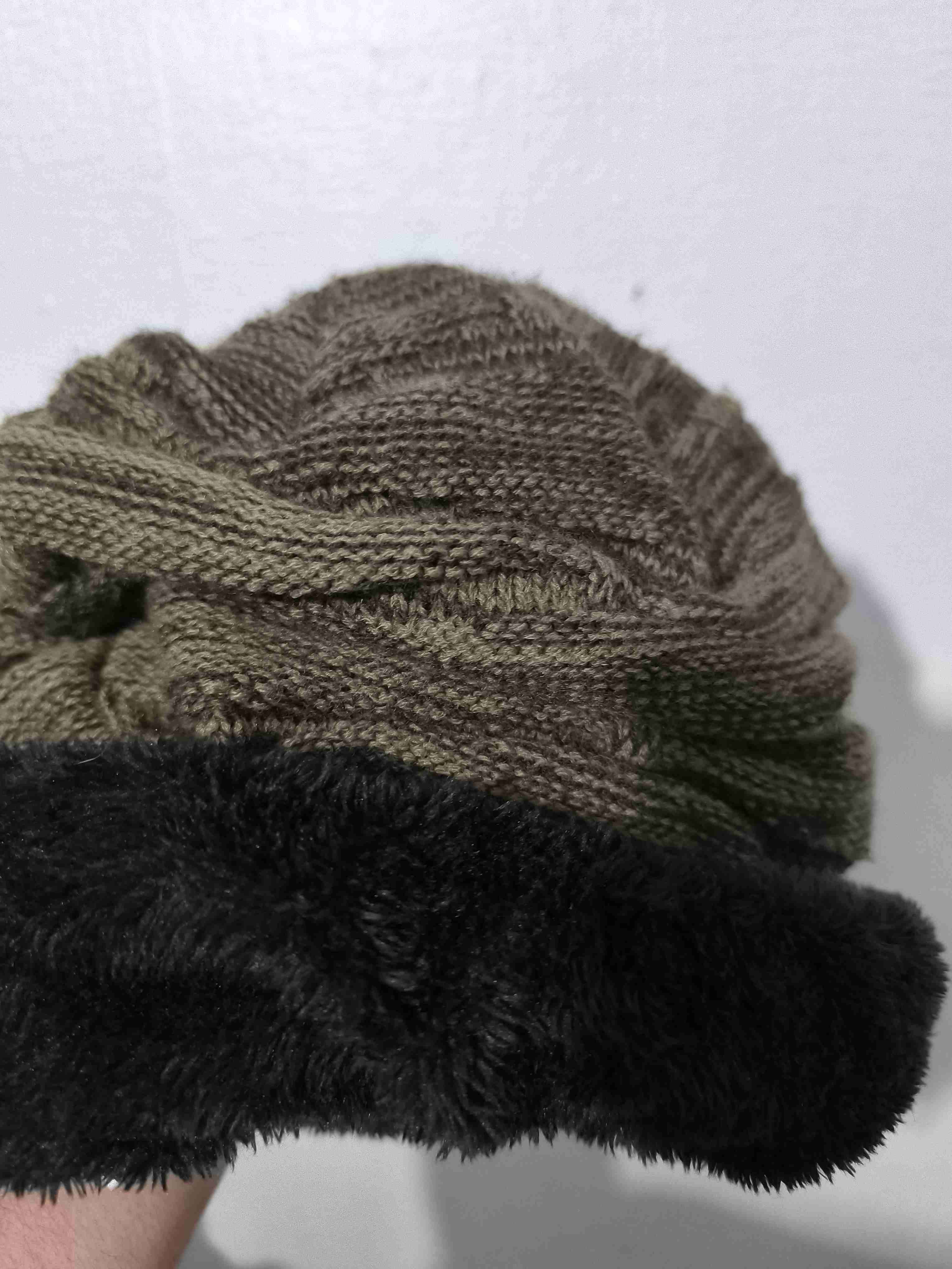 Gorro tejido marrón - miniatura 3