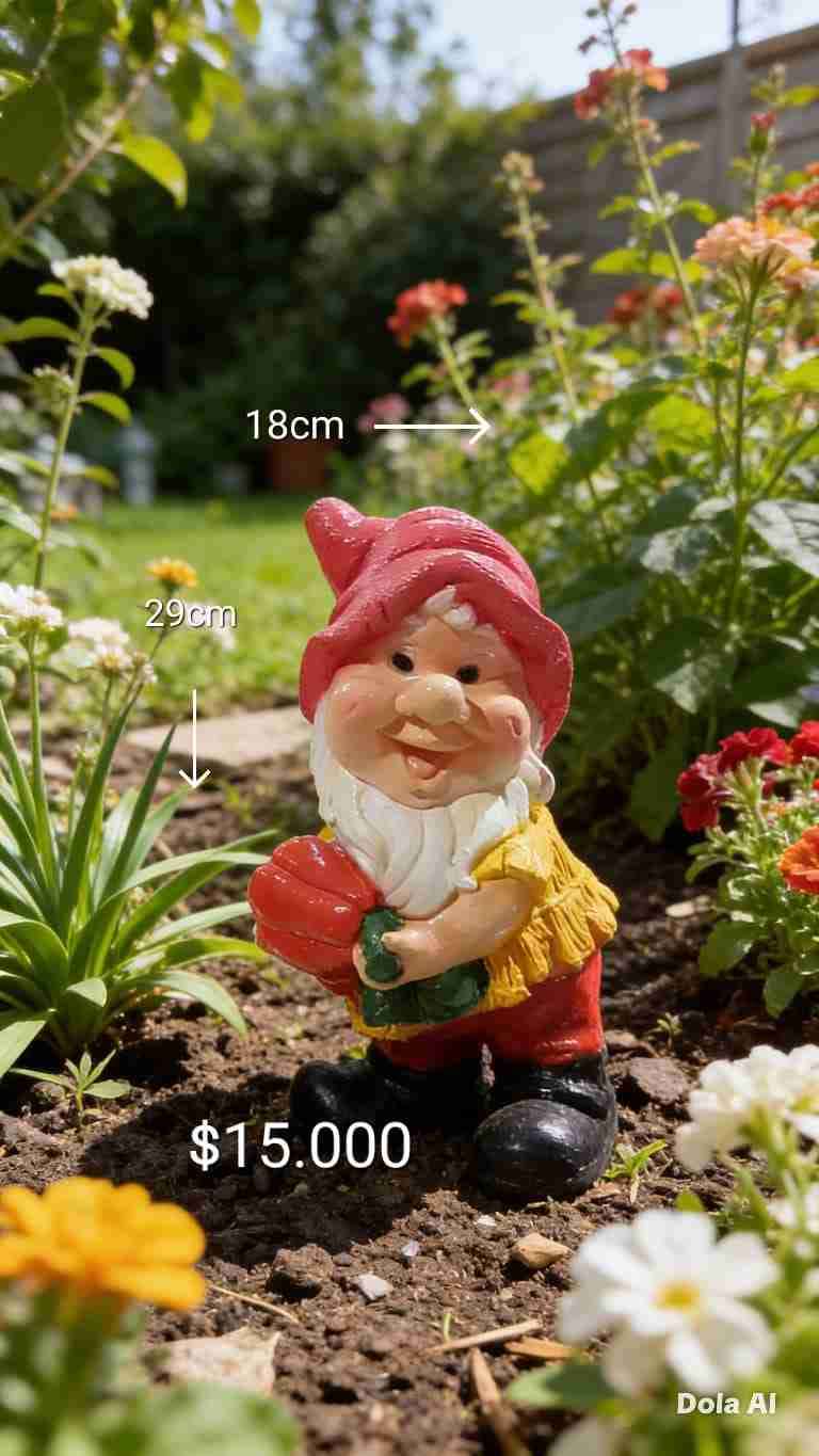 Duende de jardín decorativo - miniatura 2