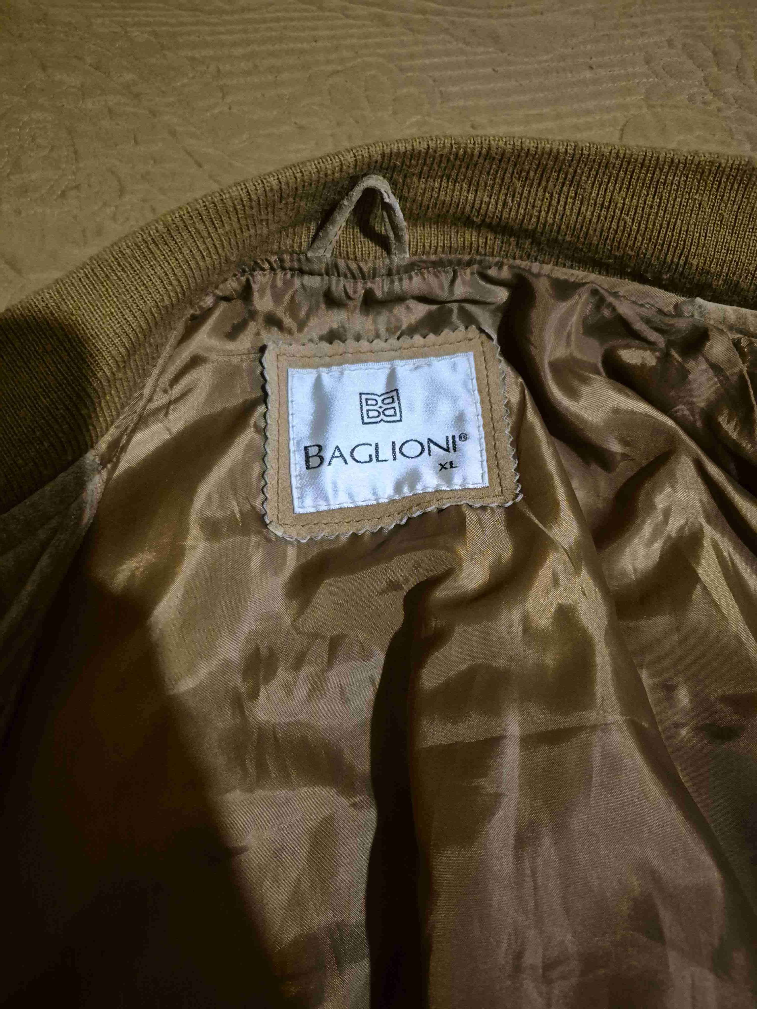 Chaqueta bomber beige Baglioni - miniatura 2