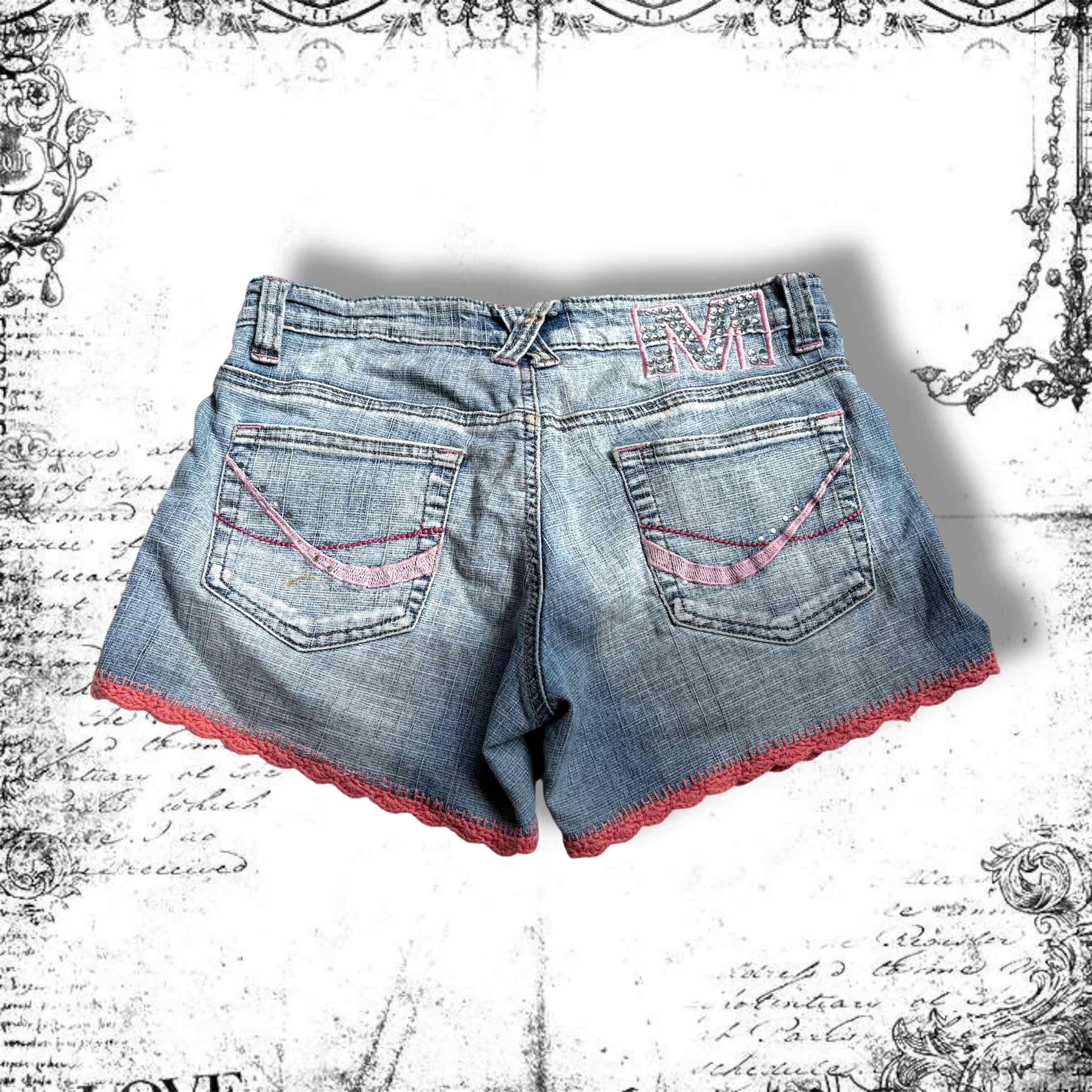 Shorts de mezclilla con borde - miniatura 2
