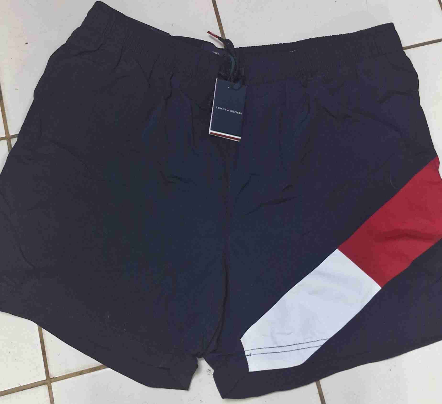 Short de baño azul y rojo - miniatura 1