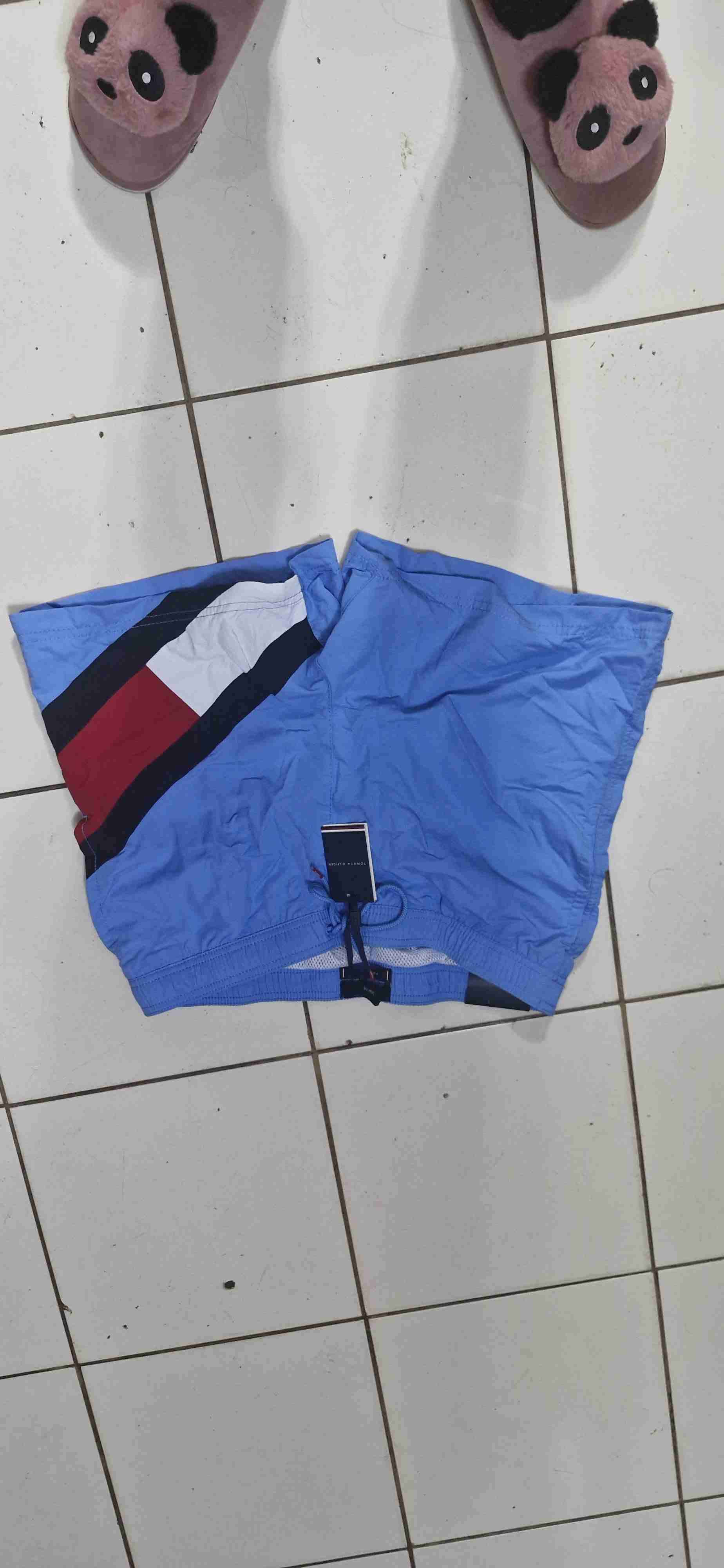 Short de baño azul y rojo - miniatura 4