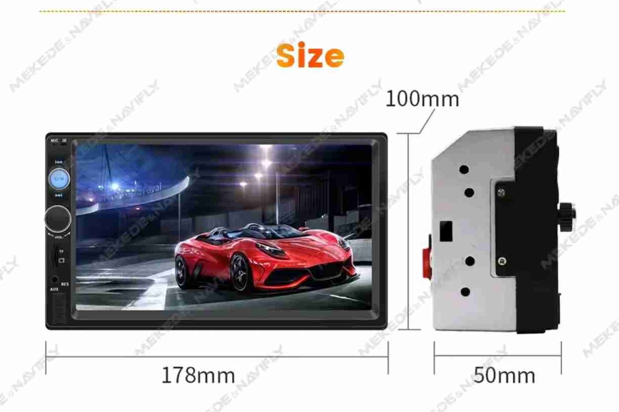 Pantalla táctil para auto 7 pulgadas - miniatura 3