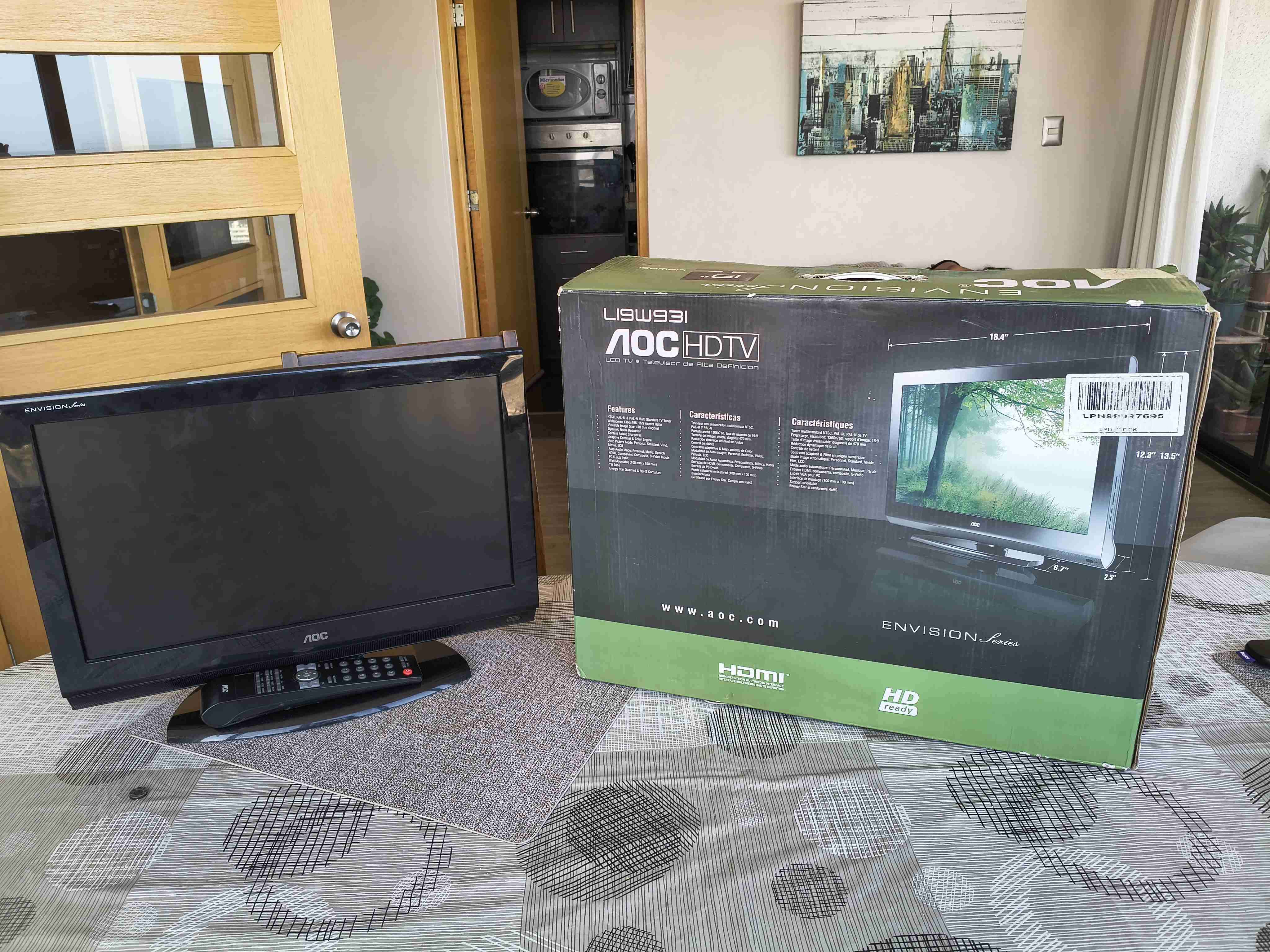 Televisor AOC HDTV 19 pulgadas - miniatura 1