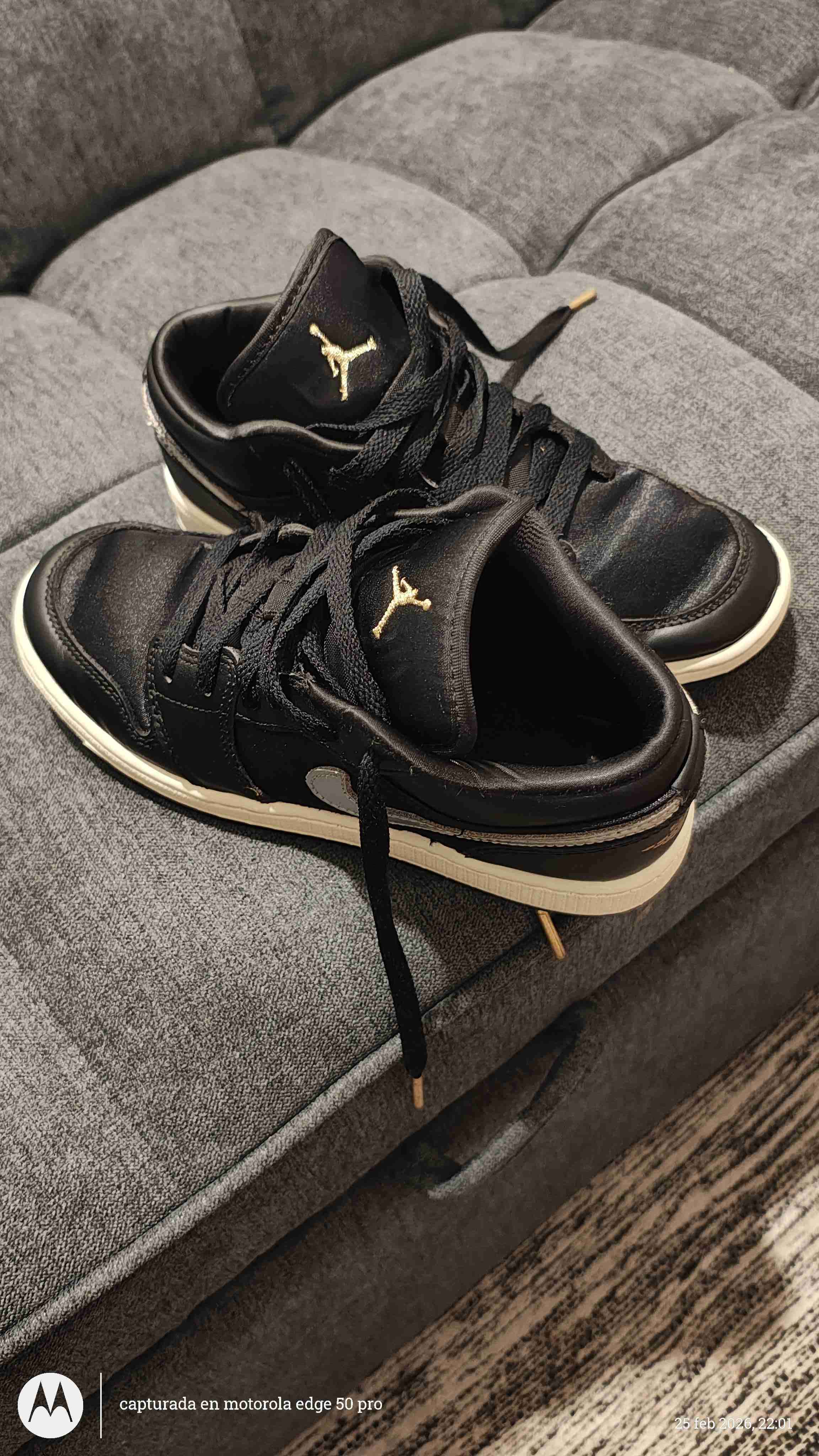 Zapatillas  jordan negras deportivas - miniatura 2