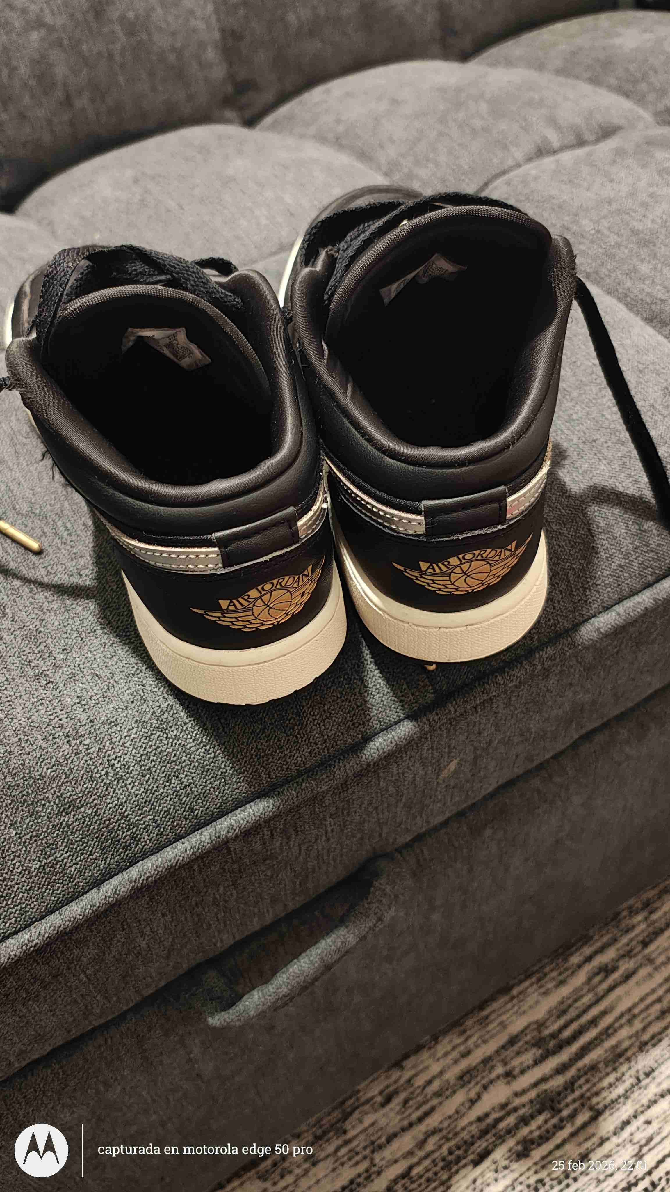 Zapatillas  jordan negras deportivas - miniatura 3