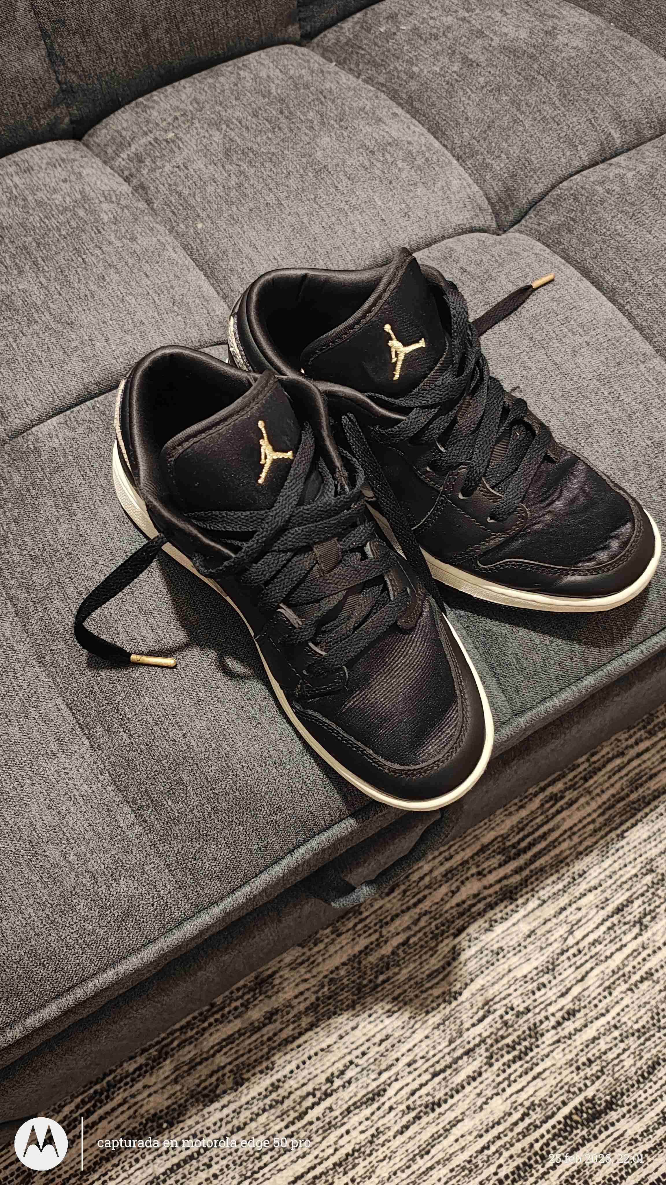 Zapatillas  jordan negras deportivas - miniatura 4