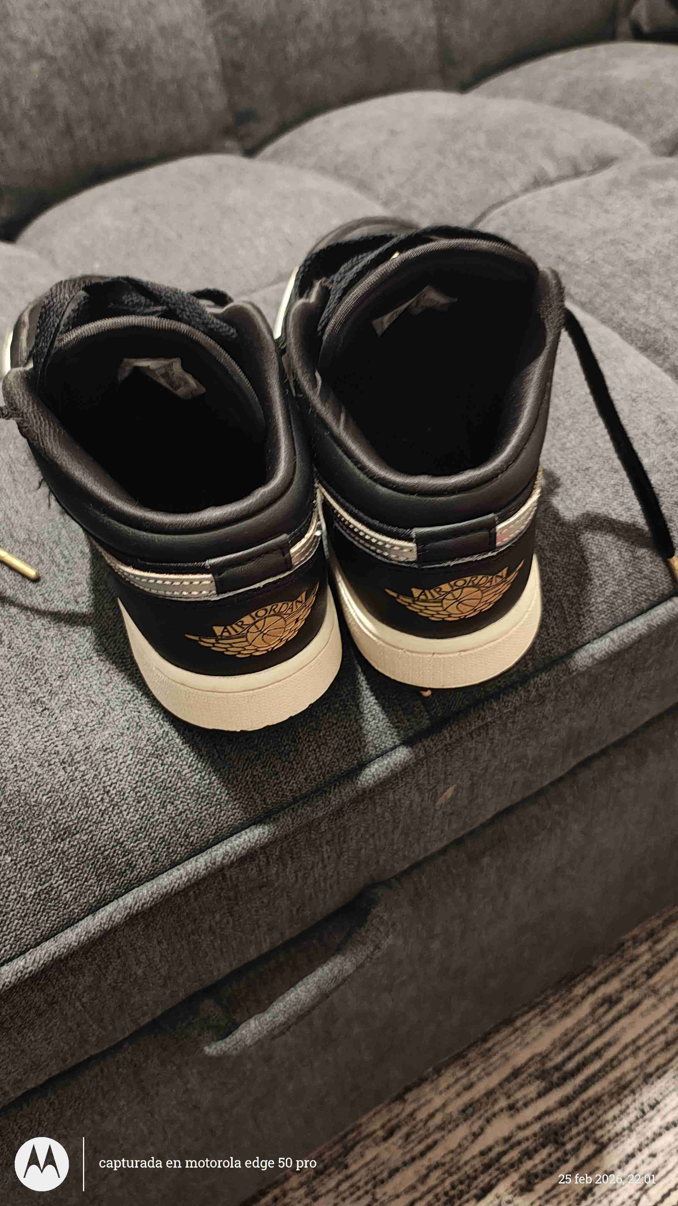 Zapatillas  jordan negras deportivas - miniatura 5