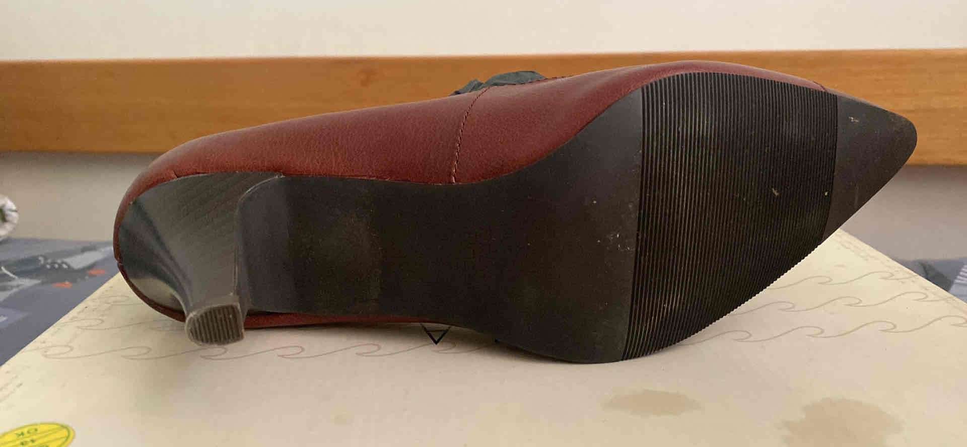 Zapatos de cuero café/burdeo Bruno Rossi - miniatura 4