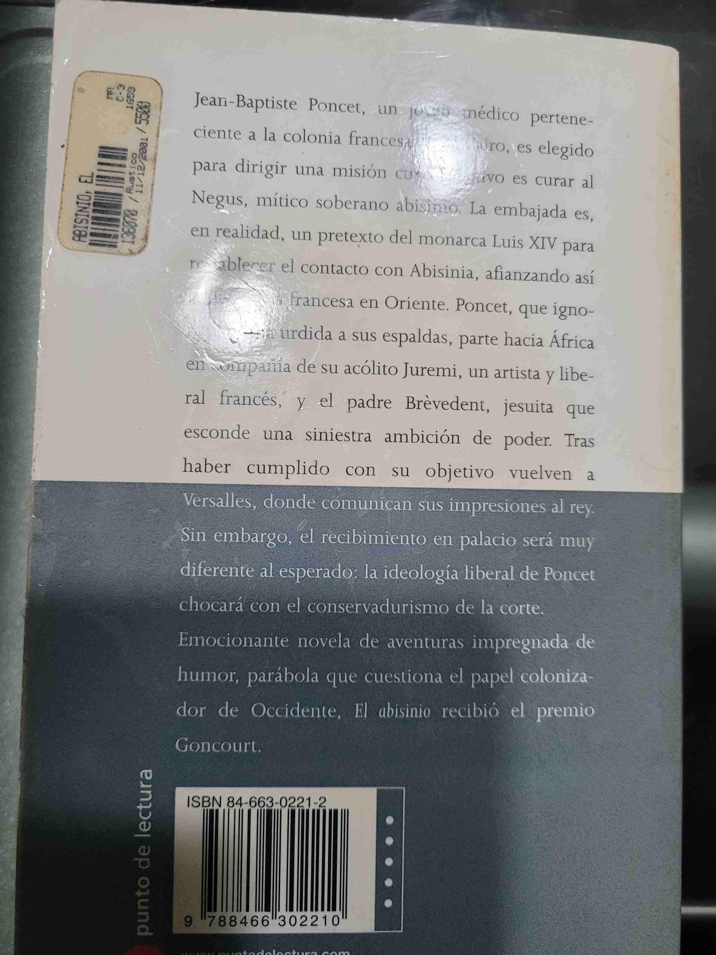 Libro 'El Abisinio' Jean-Christophe Rufin - miniatura 2