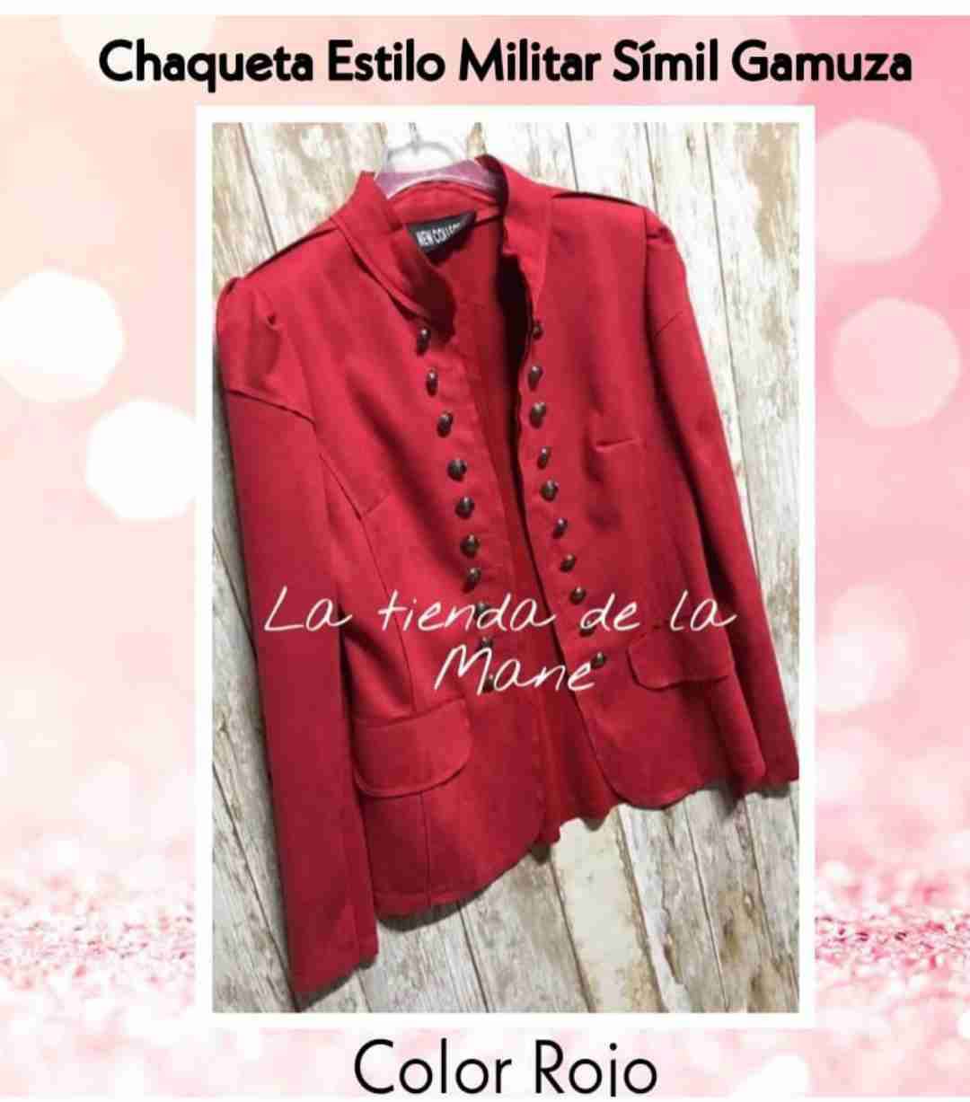 Chaqueta estilo militar con botones metálicos - miniatura 3