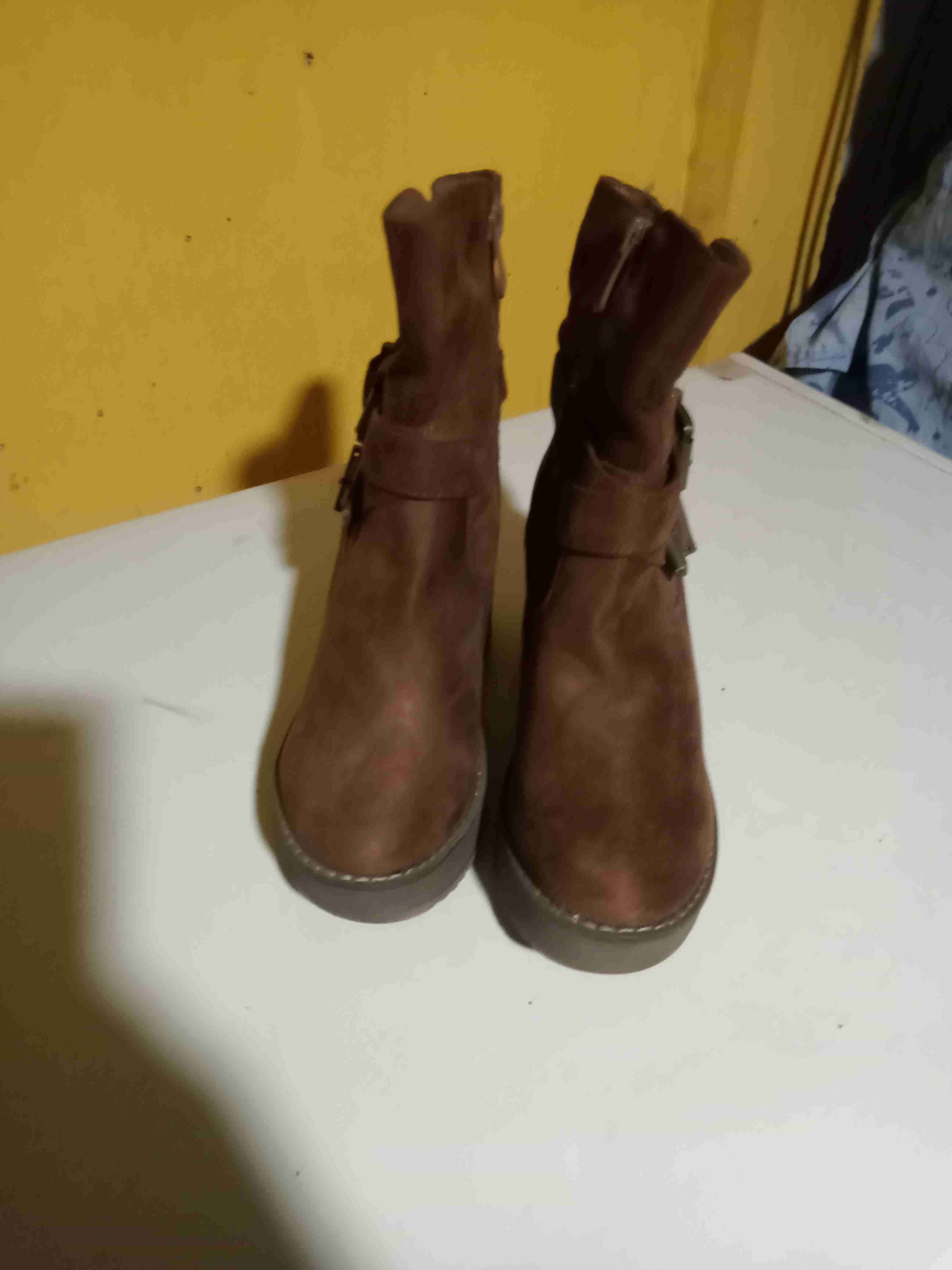 Botines marrones de gamuza - miniatura 2