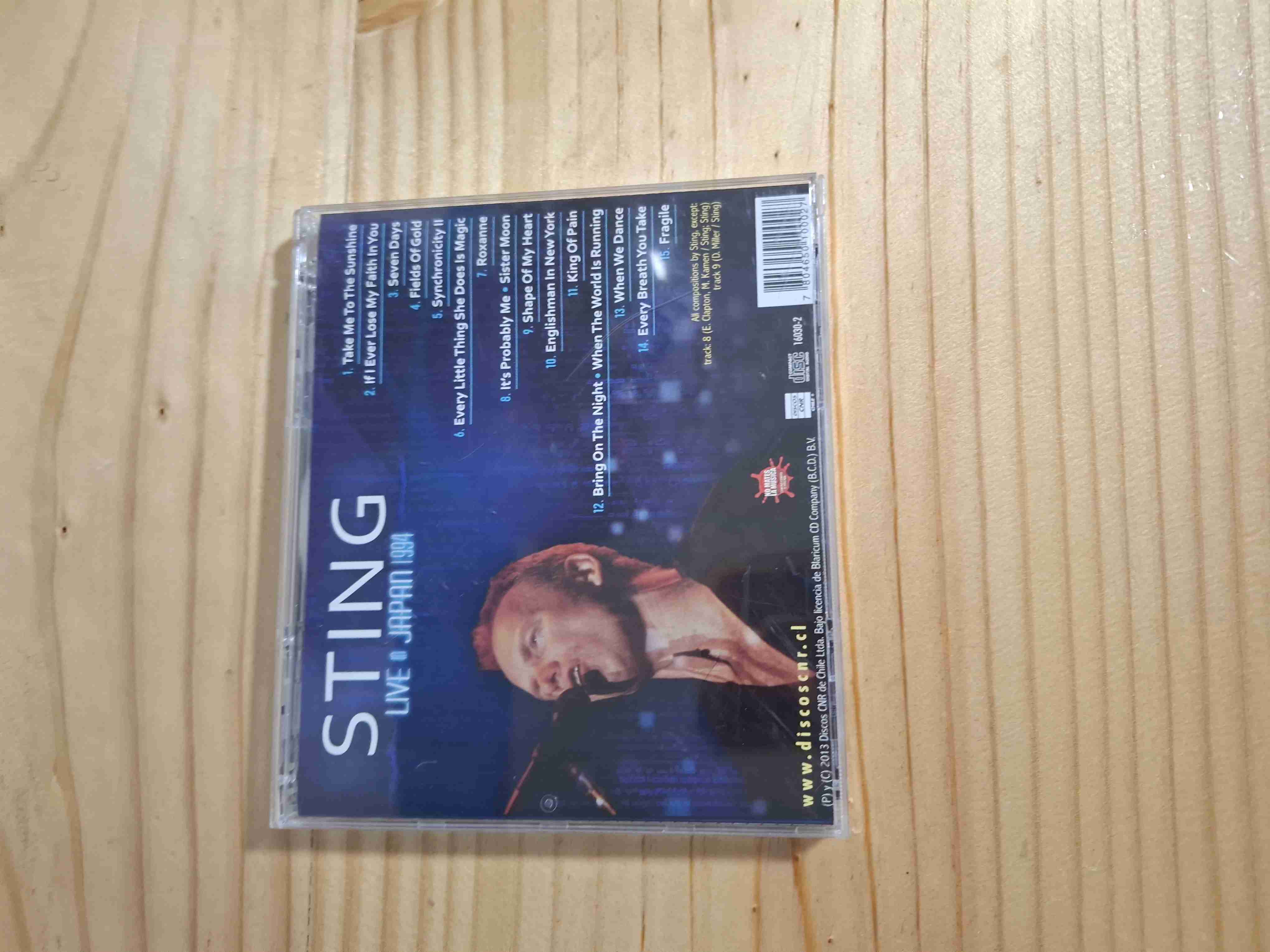 CD Sting Live in Japan 1994 - miniatura 3
