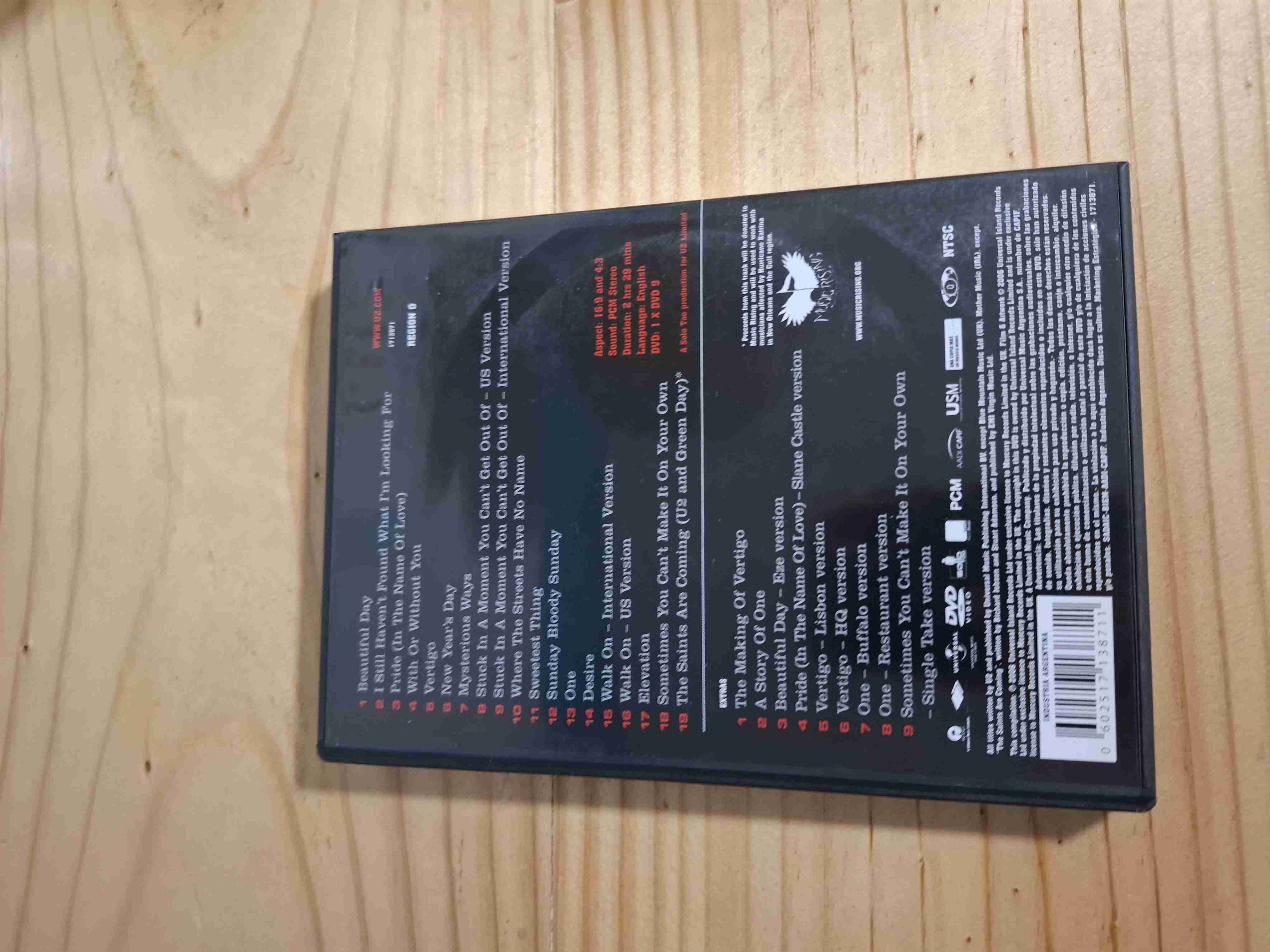 DVD U2 18 Videos - miniatura 3