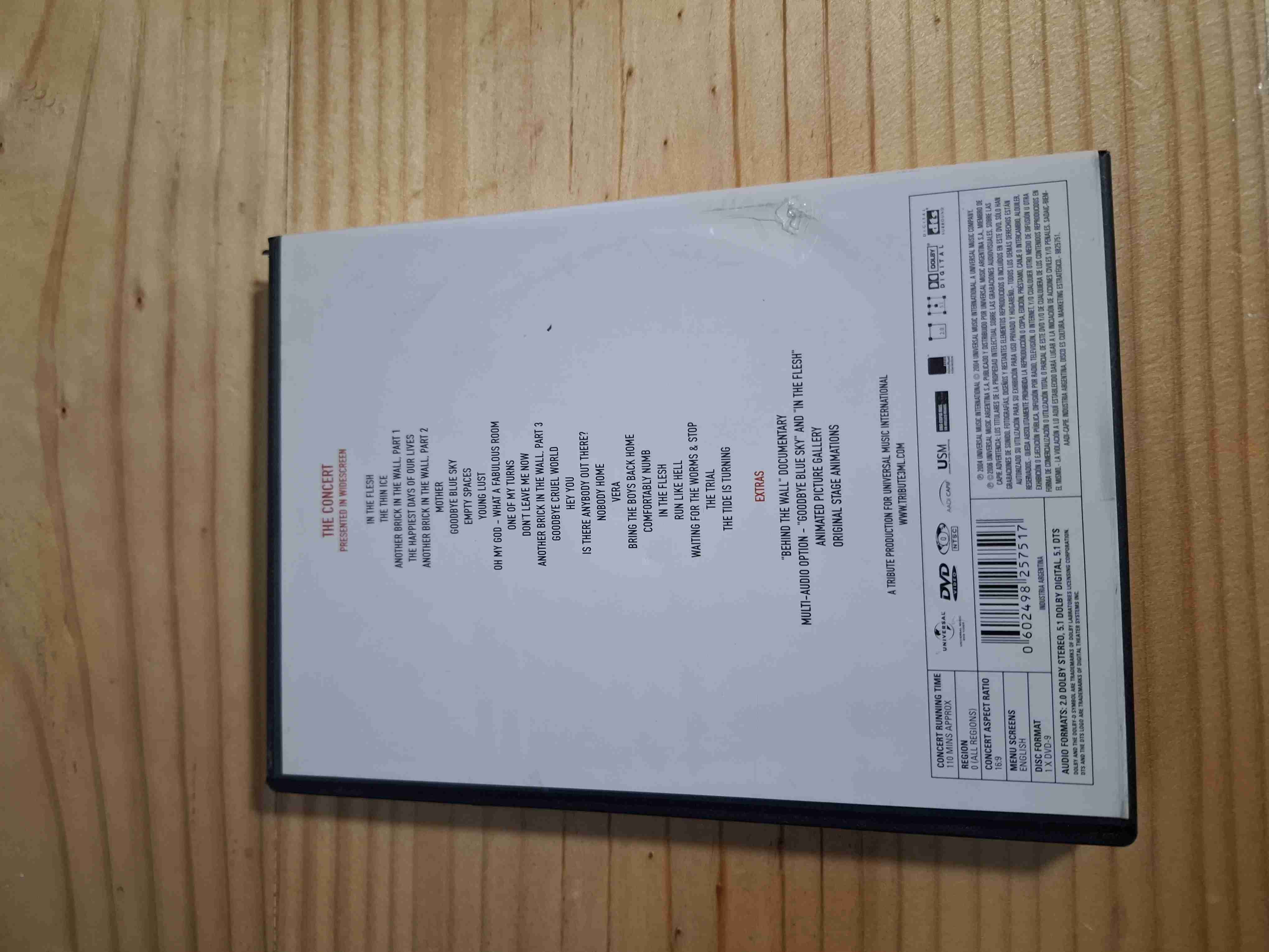 DVD Roger Waters The Wall en Berlín - miniatura 3