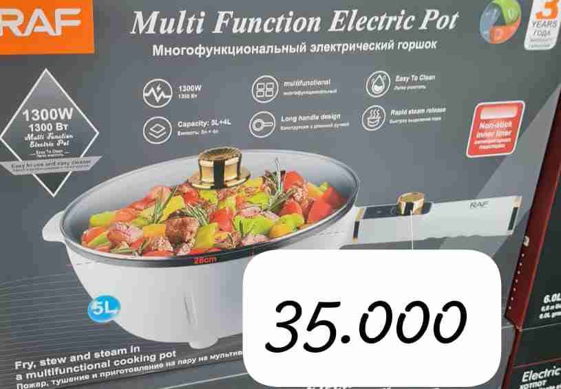 Olla eléctrica multifuncional RAF