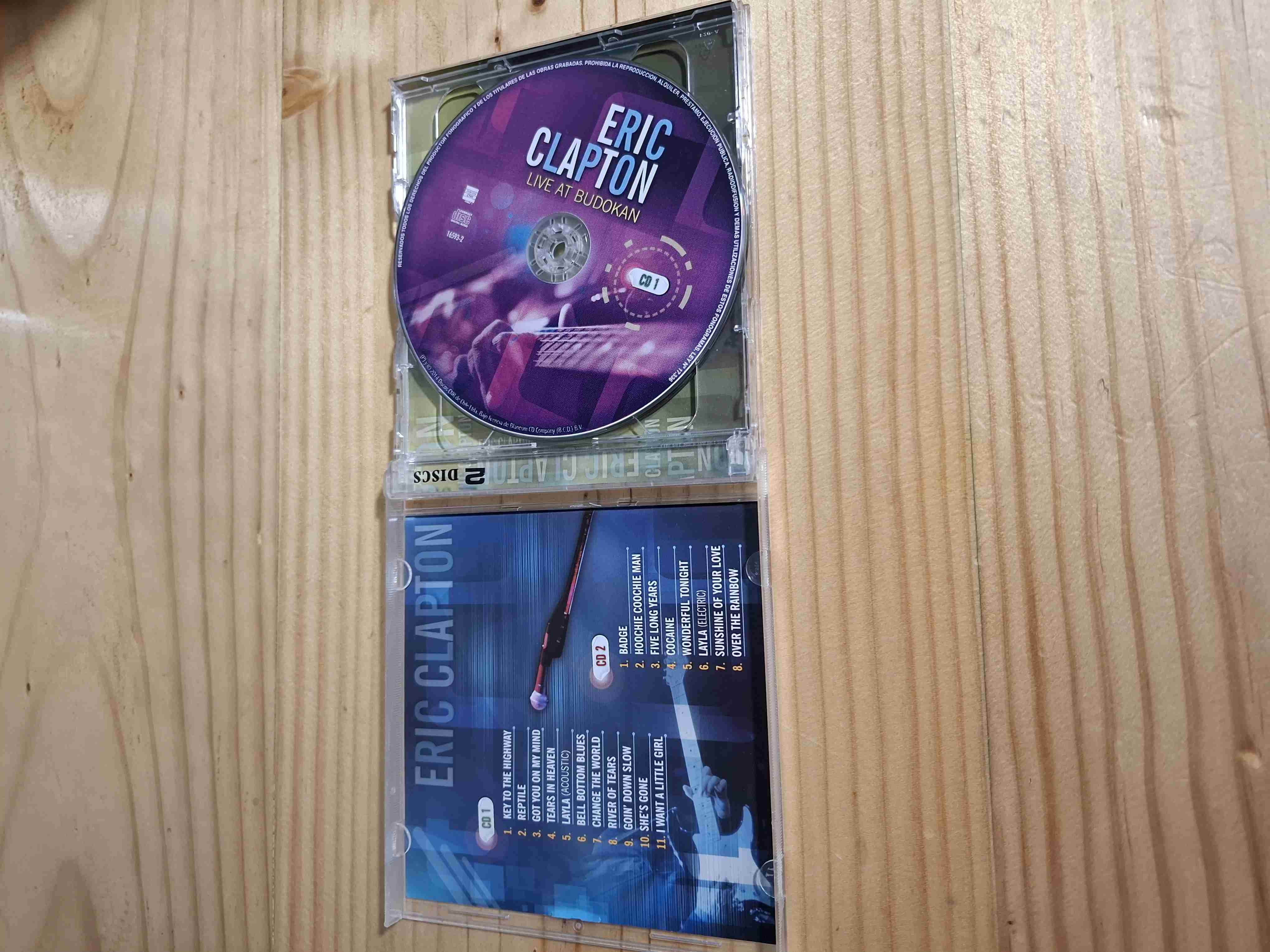 CD Doble Eric Clapton Live at Budokan - miniatura 2