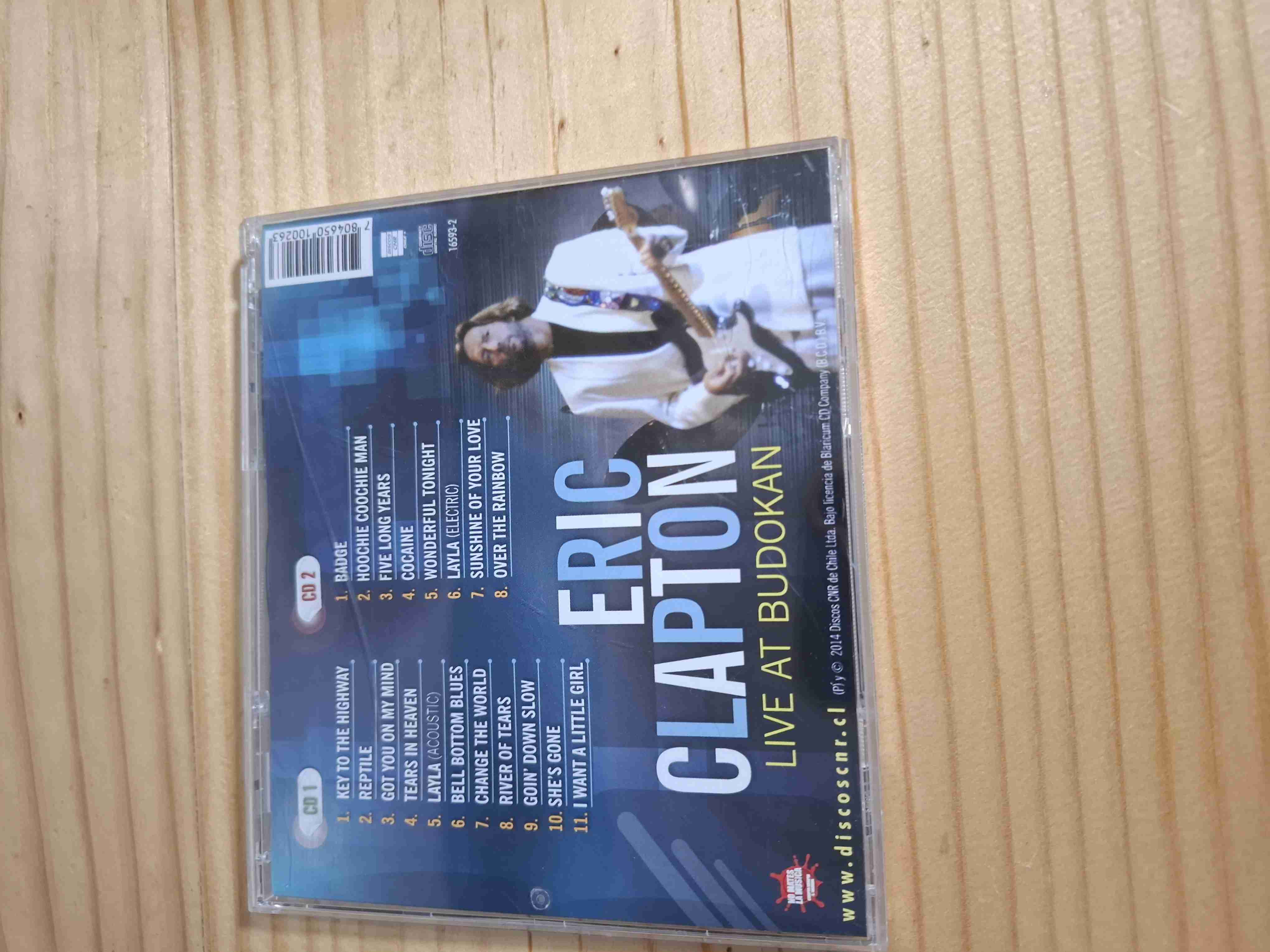 CD Doble Eric Clapton Live at Budokan - miniatura 4