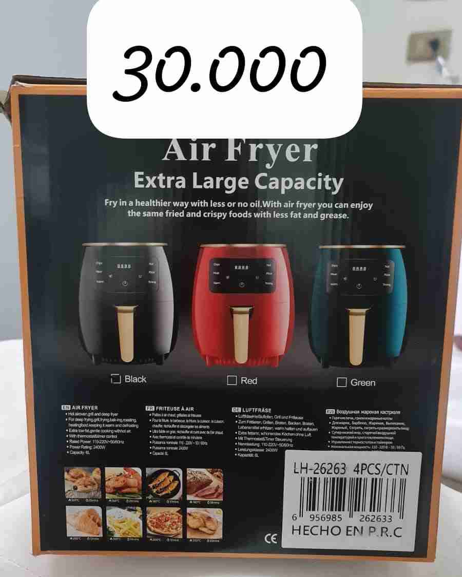 Freidora de aire extra grande