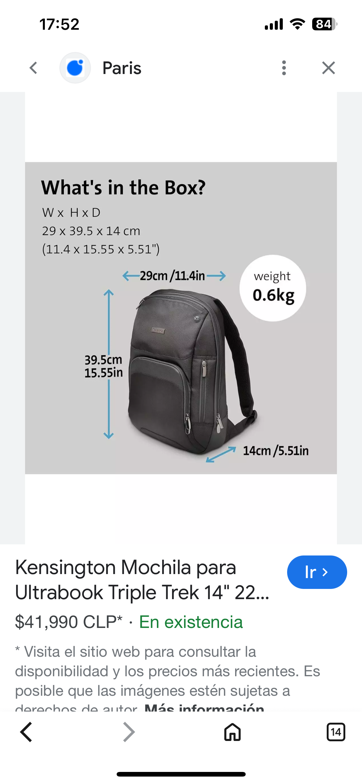 Mochila negra Samsonite - miniatura 5