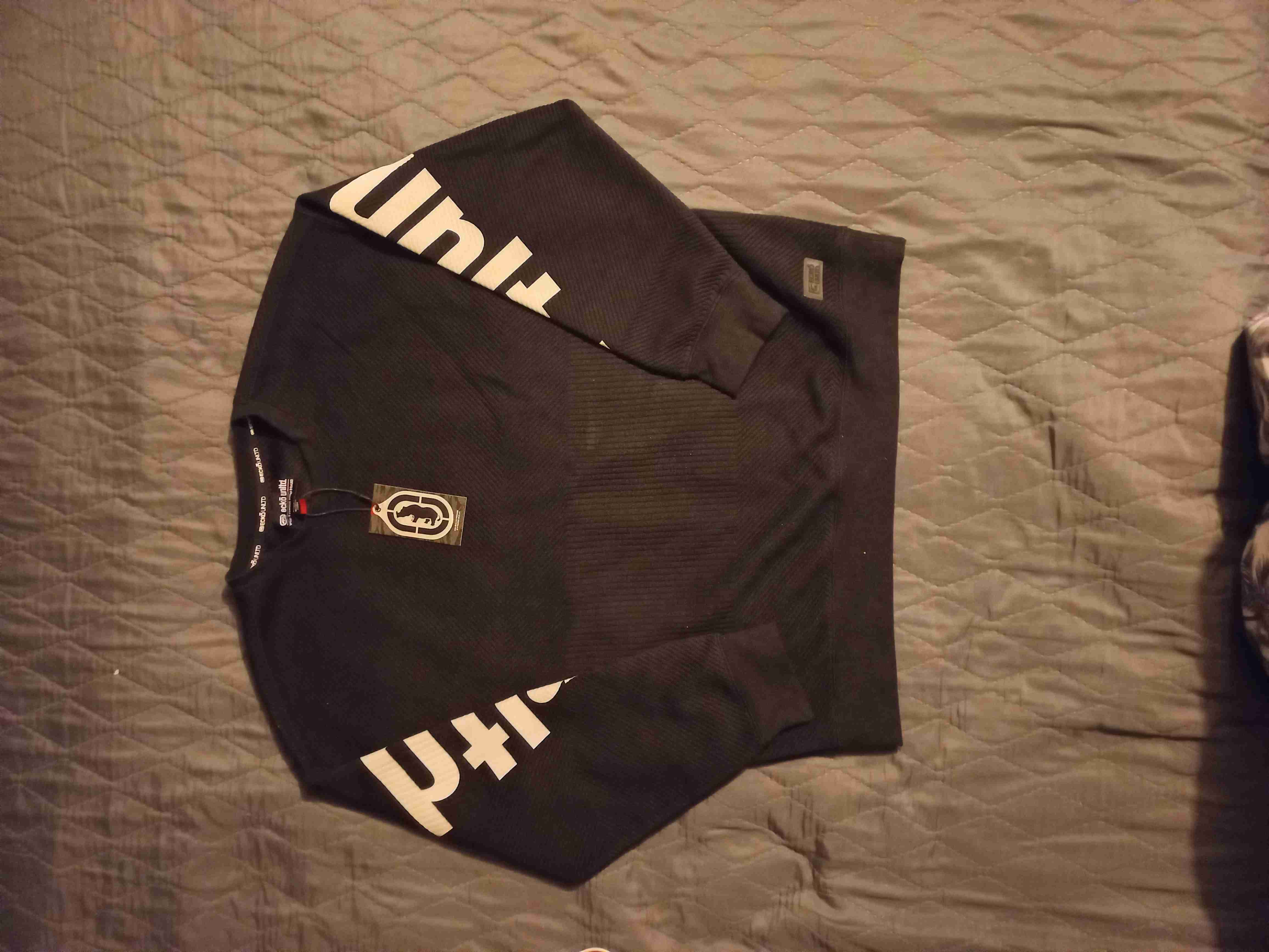 Polerón negro Ecko Unltd OVERSIZED - miniatura 2