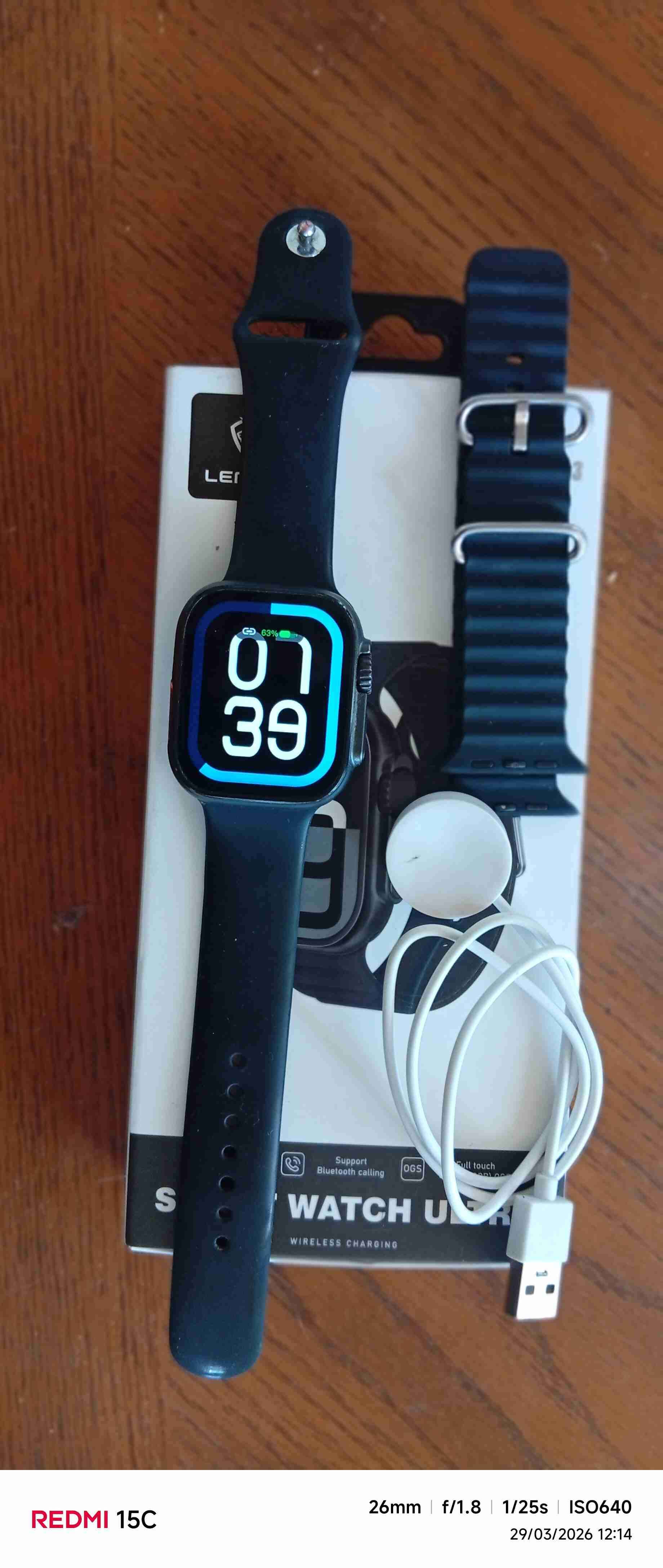 Smartwatch Ultra Negro Lenyes - miniatura 2