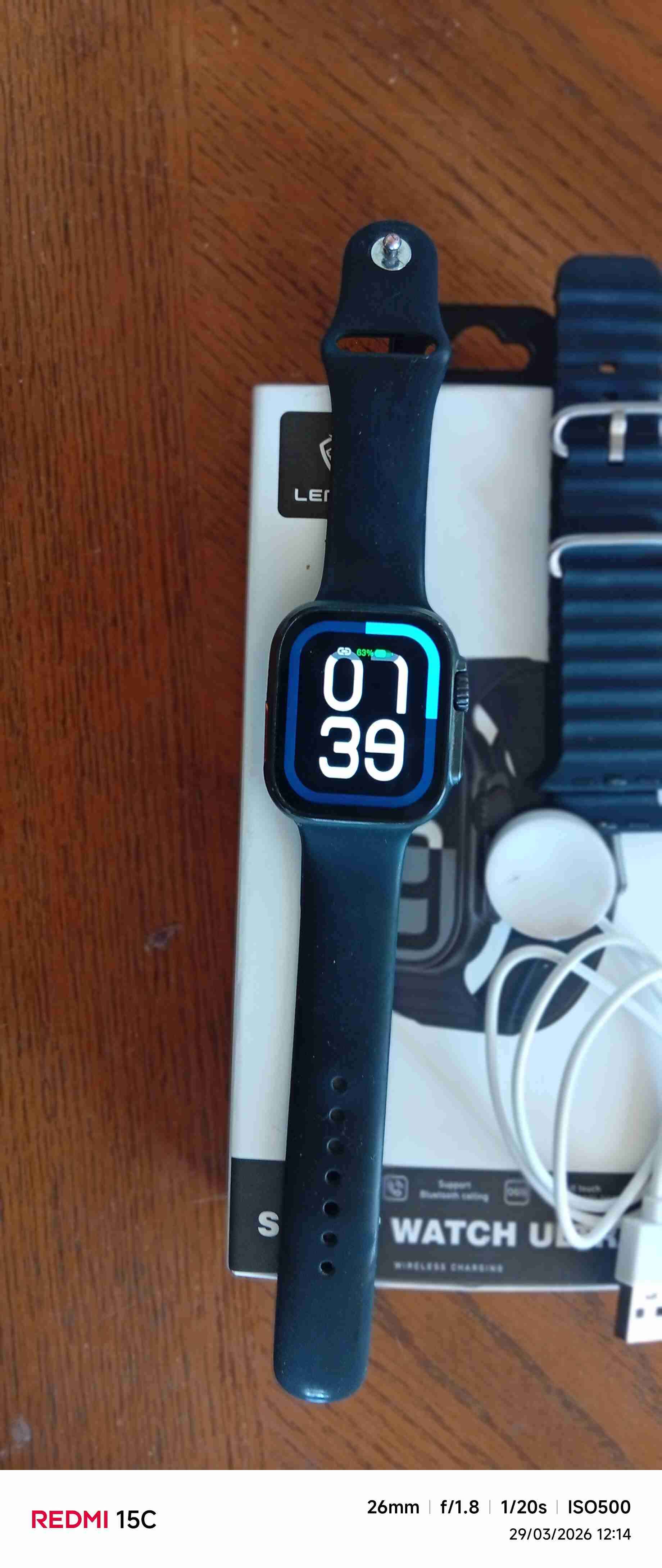 Smartwatch Ultra Negro Lenyes - miniatura 3