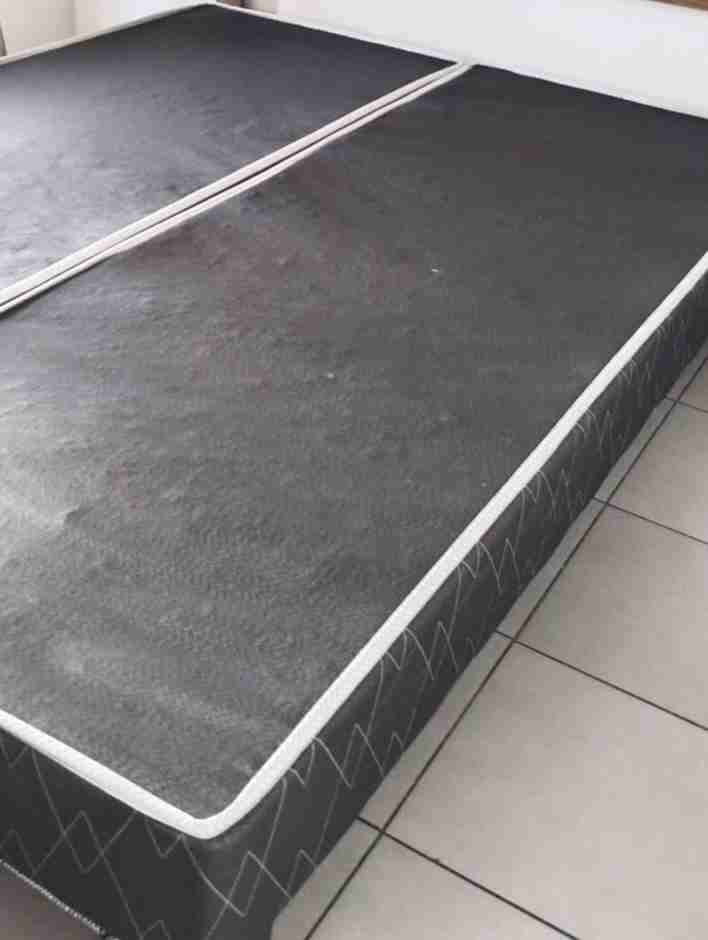 Cama box matrimonial negra - miniatura 2