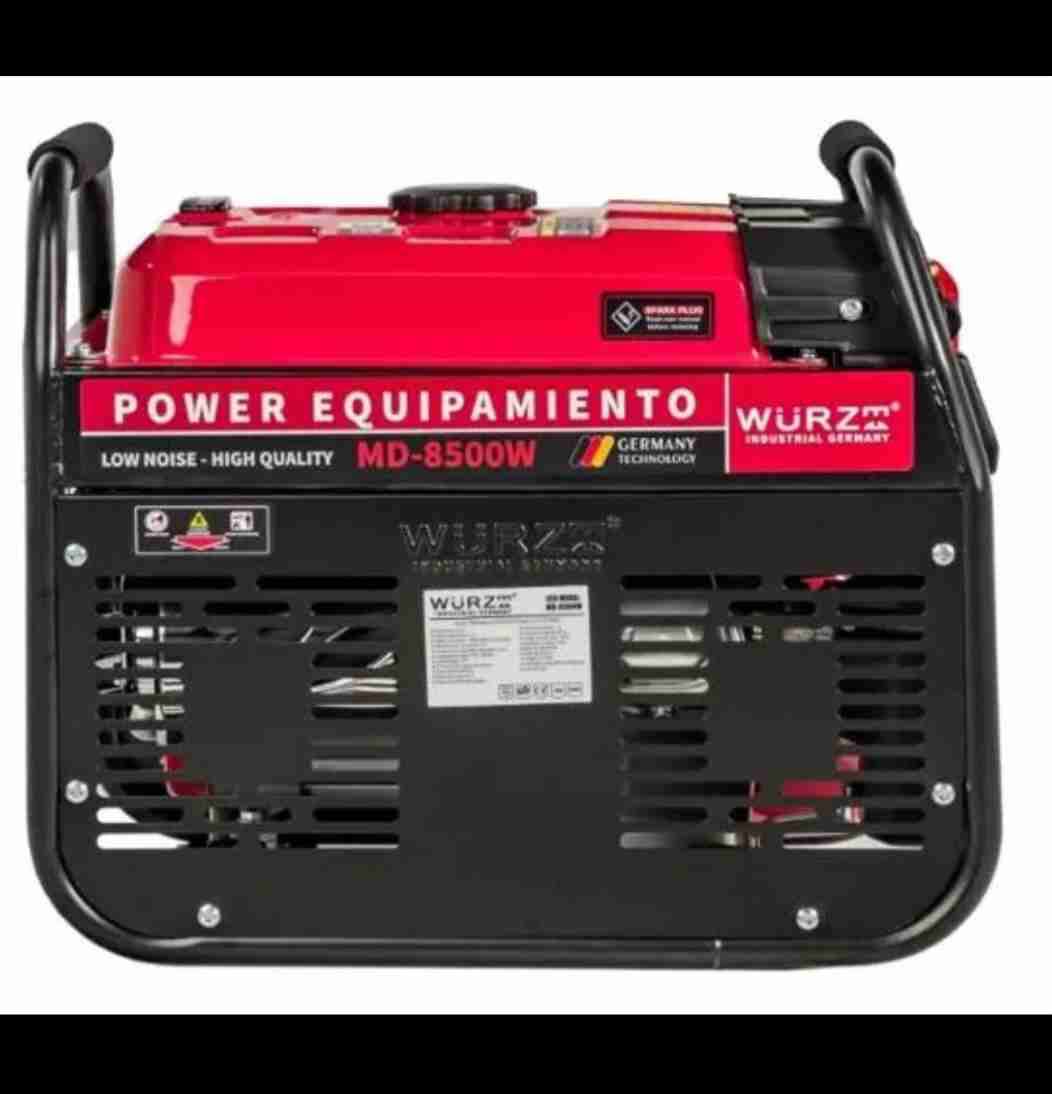 Generador eléctrico portátil rojo marca Würz - miniatura 3