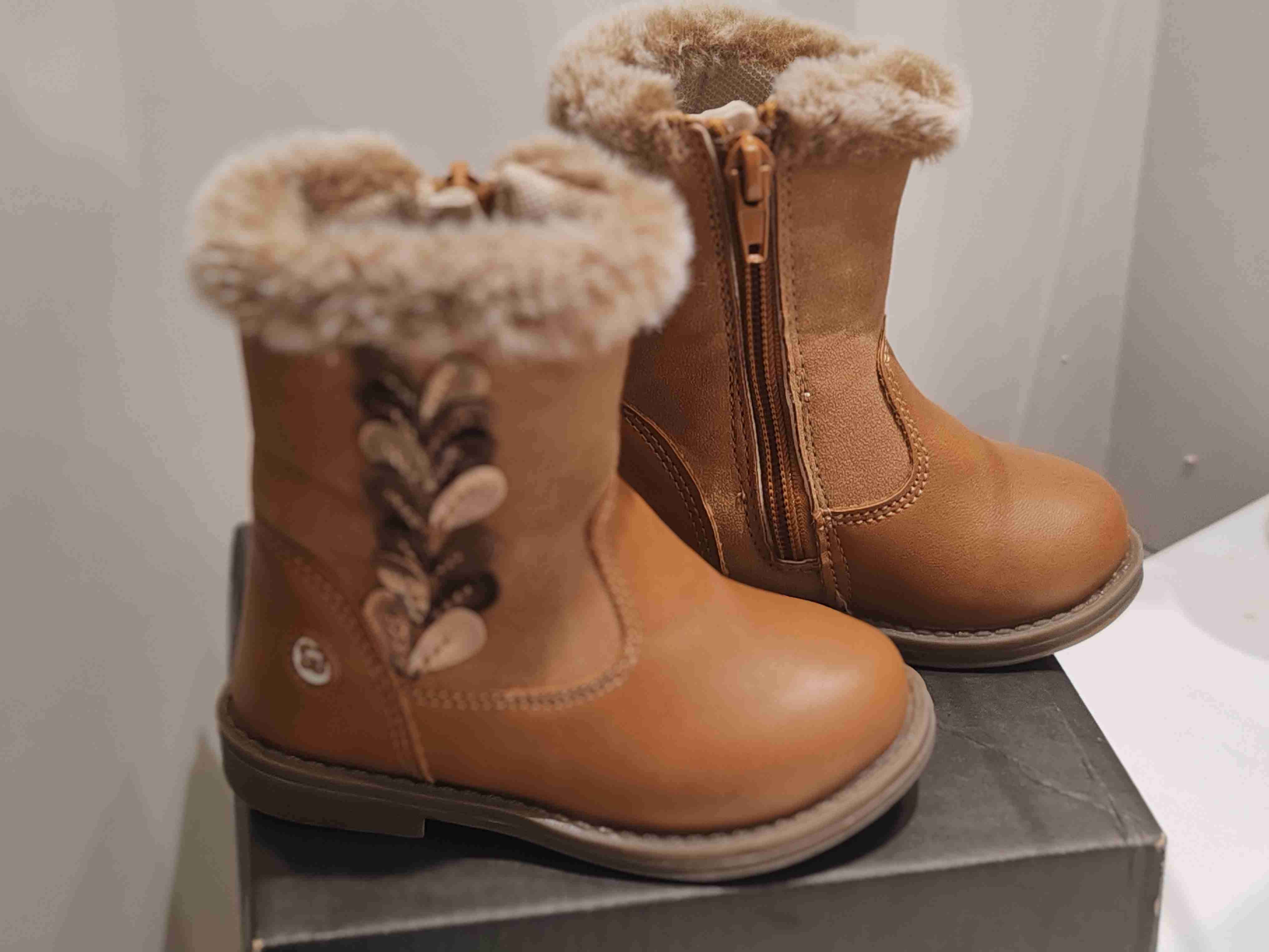 Botas infantiles color camel - miniatura 1