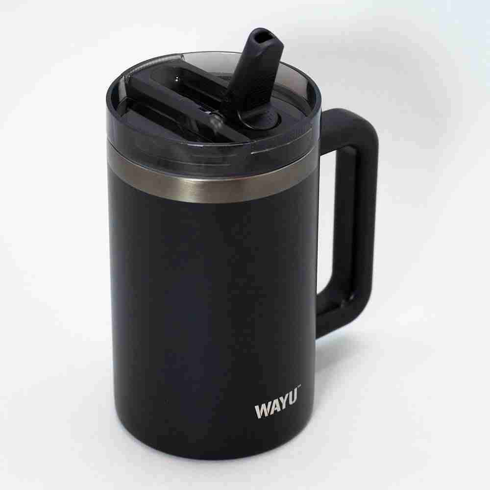 Taza térmica negra Wayu - miniatura 2