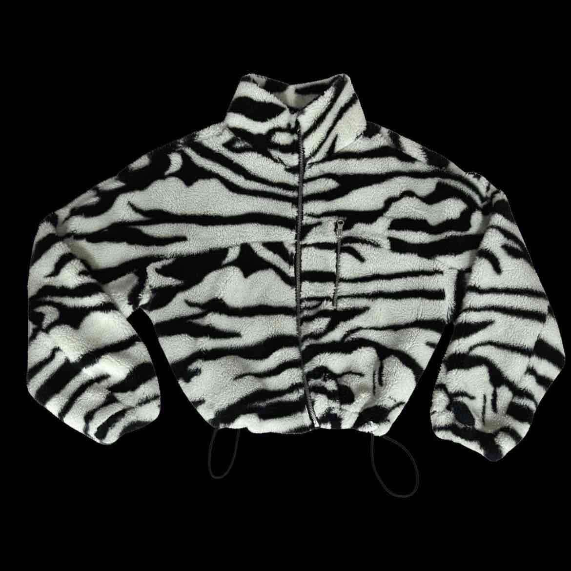 Chaqueta polar estampado cebra - miniatura 1