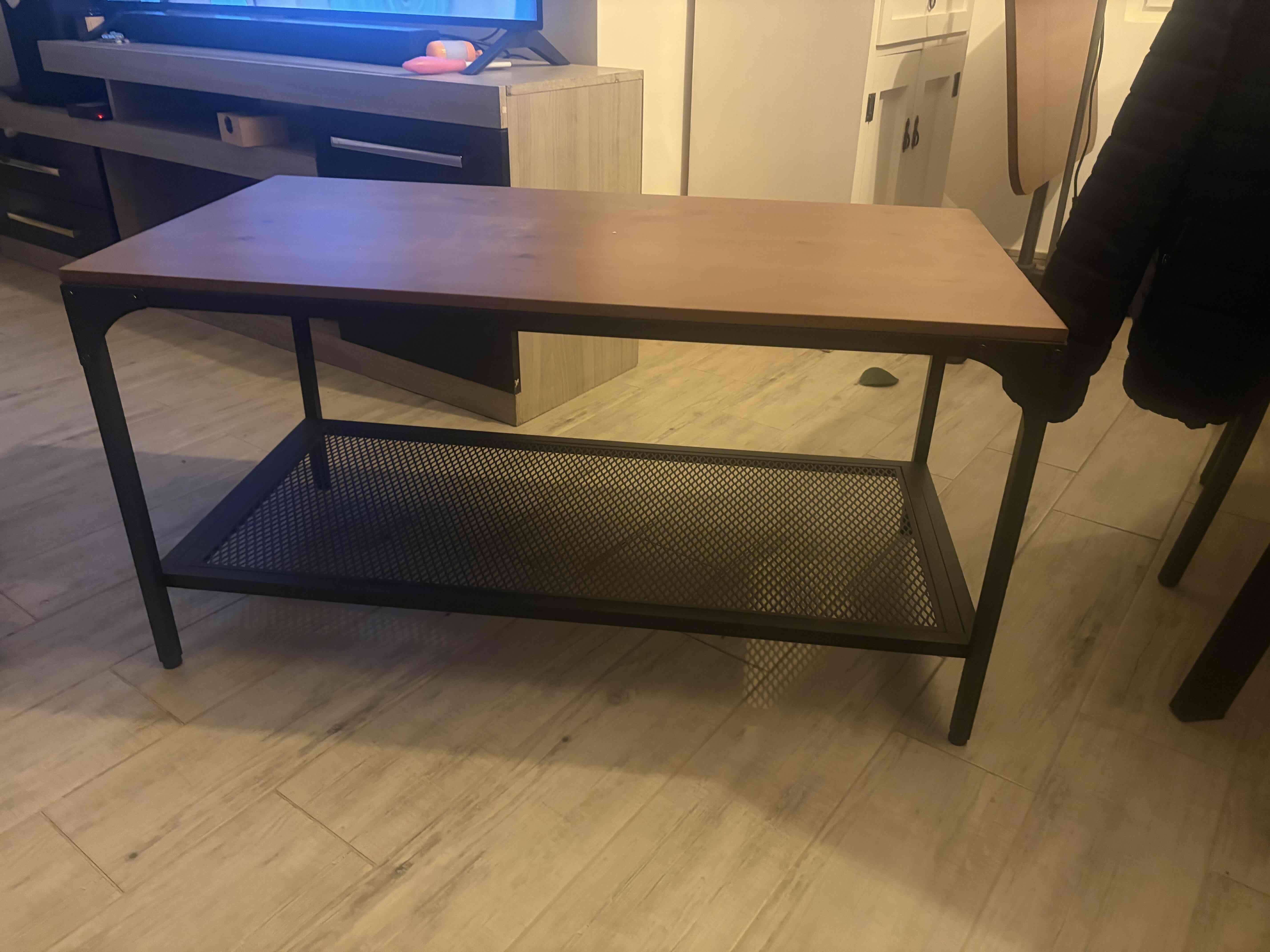 Mesa de centro estilo industrial - miniatura 2