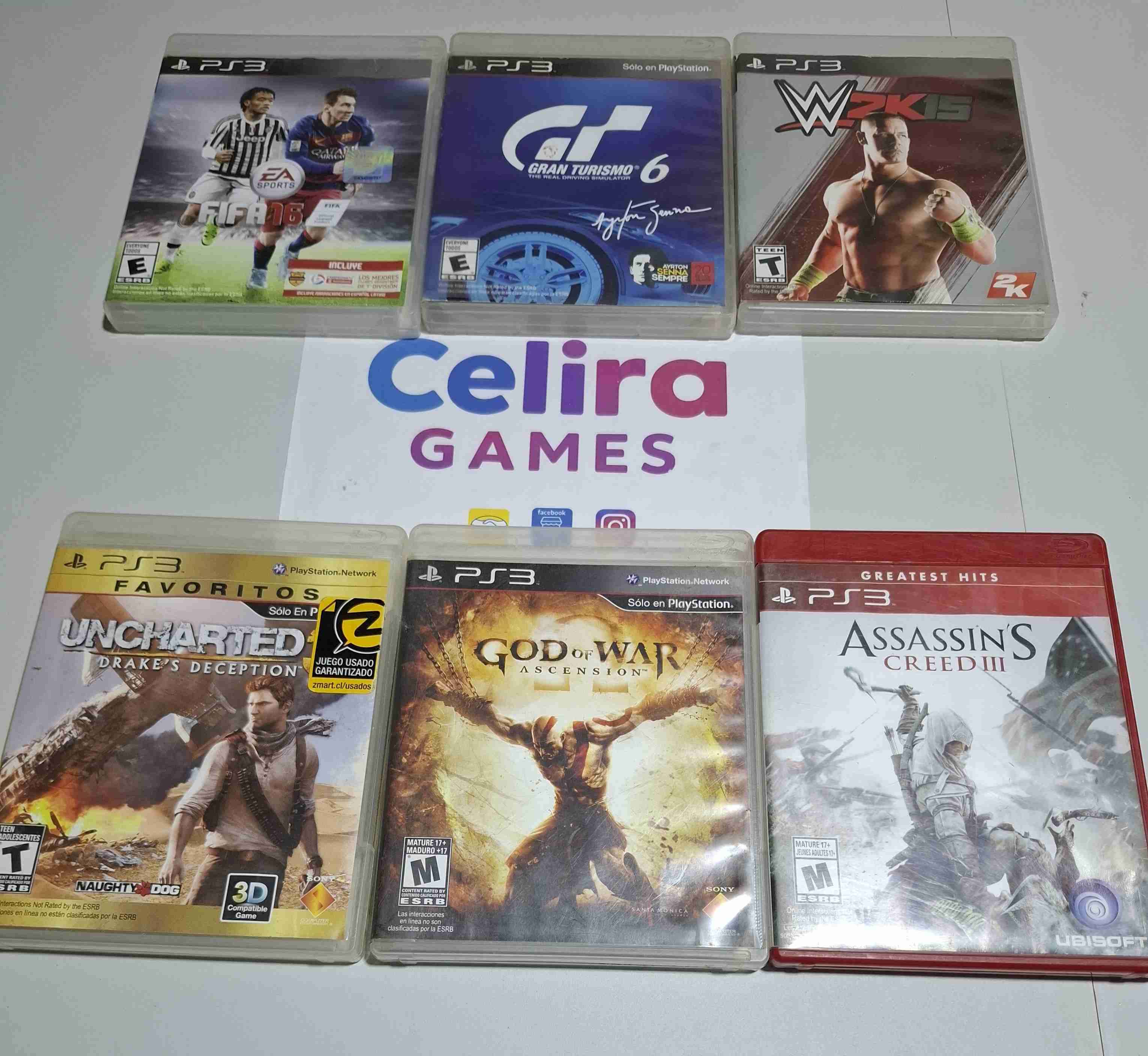 Pack Juegos PS3 variados en buen estado
