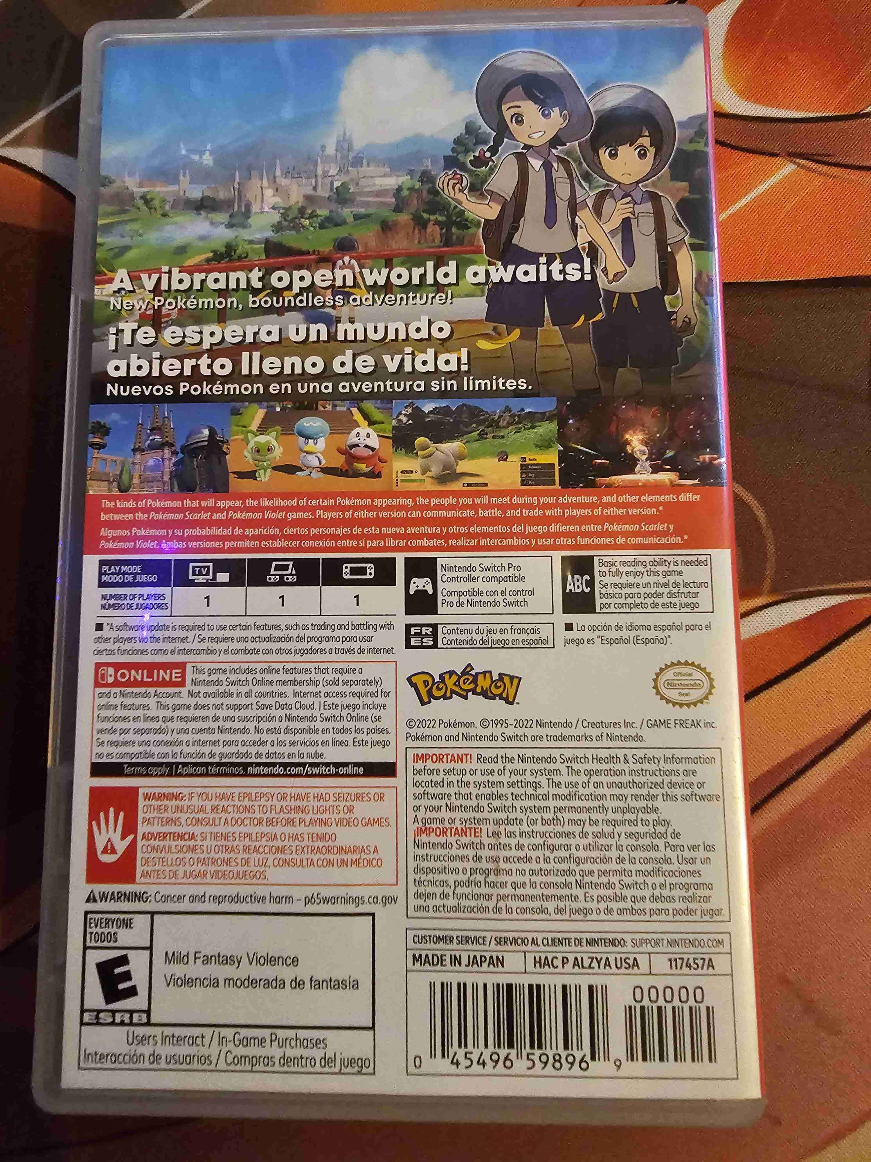 Juego Nintendo Switch Pokémon Violeta - miniatura 4