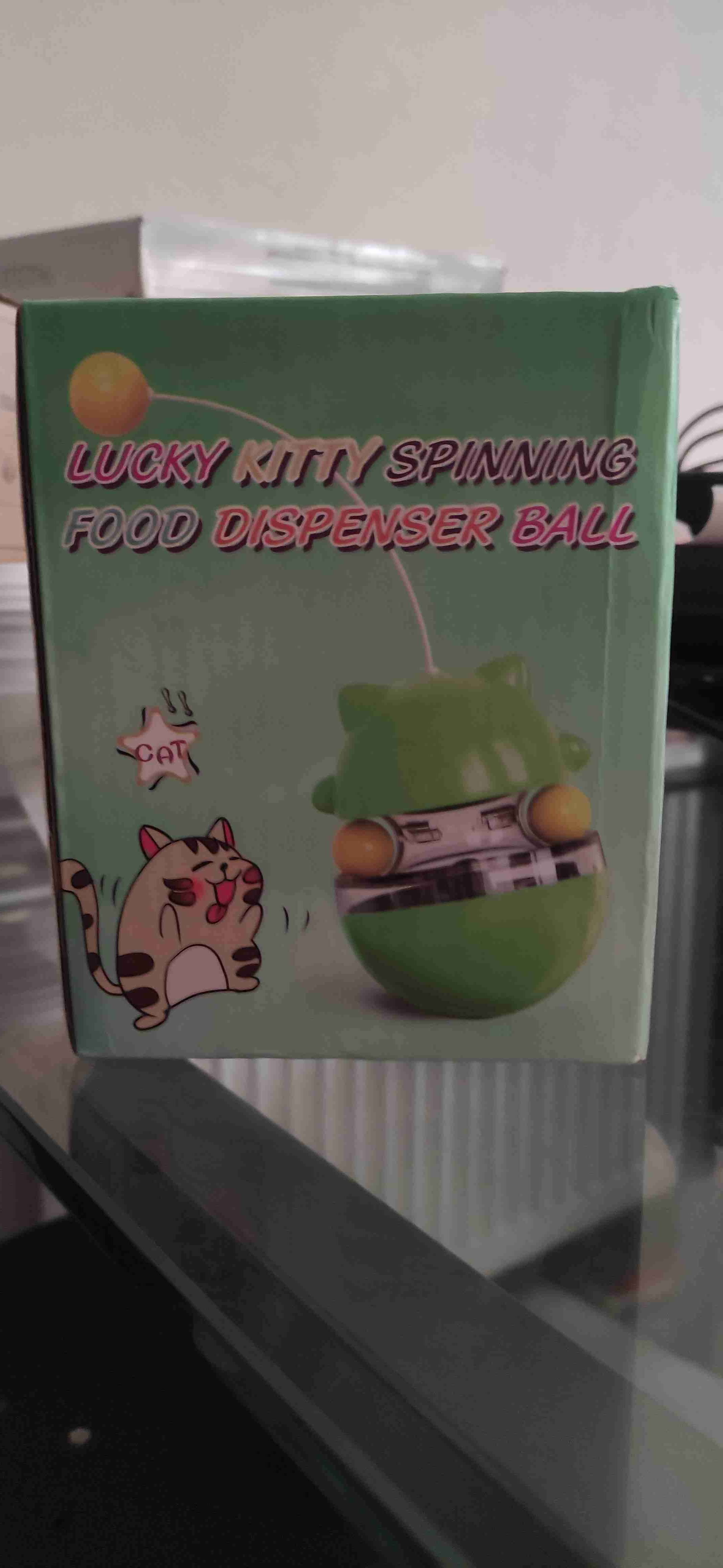 Dispensador de comida y juguete para gatos - miniatura 1