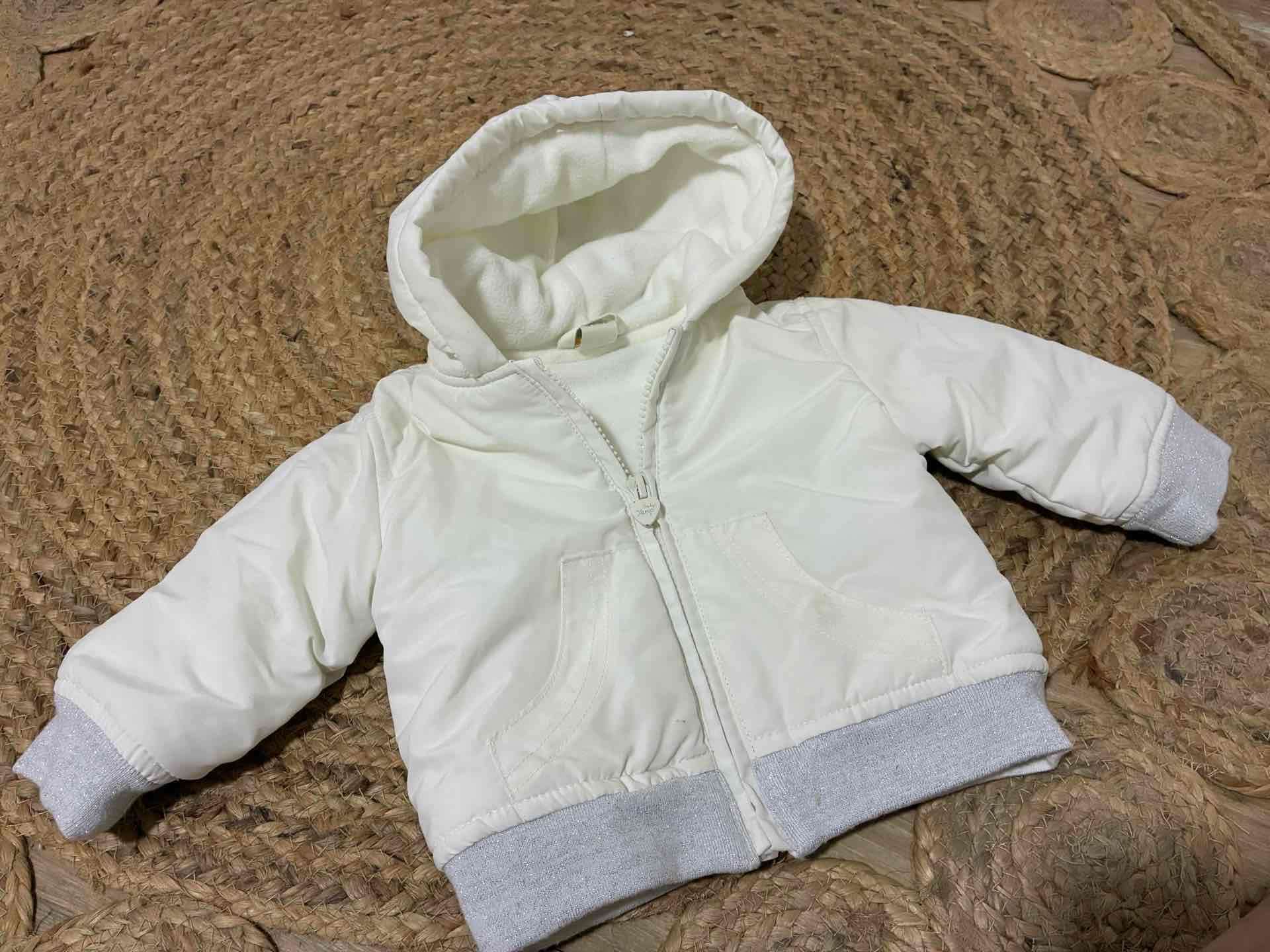 Chaqueta bebé negra con forro - miniatura 4