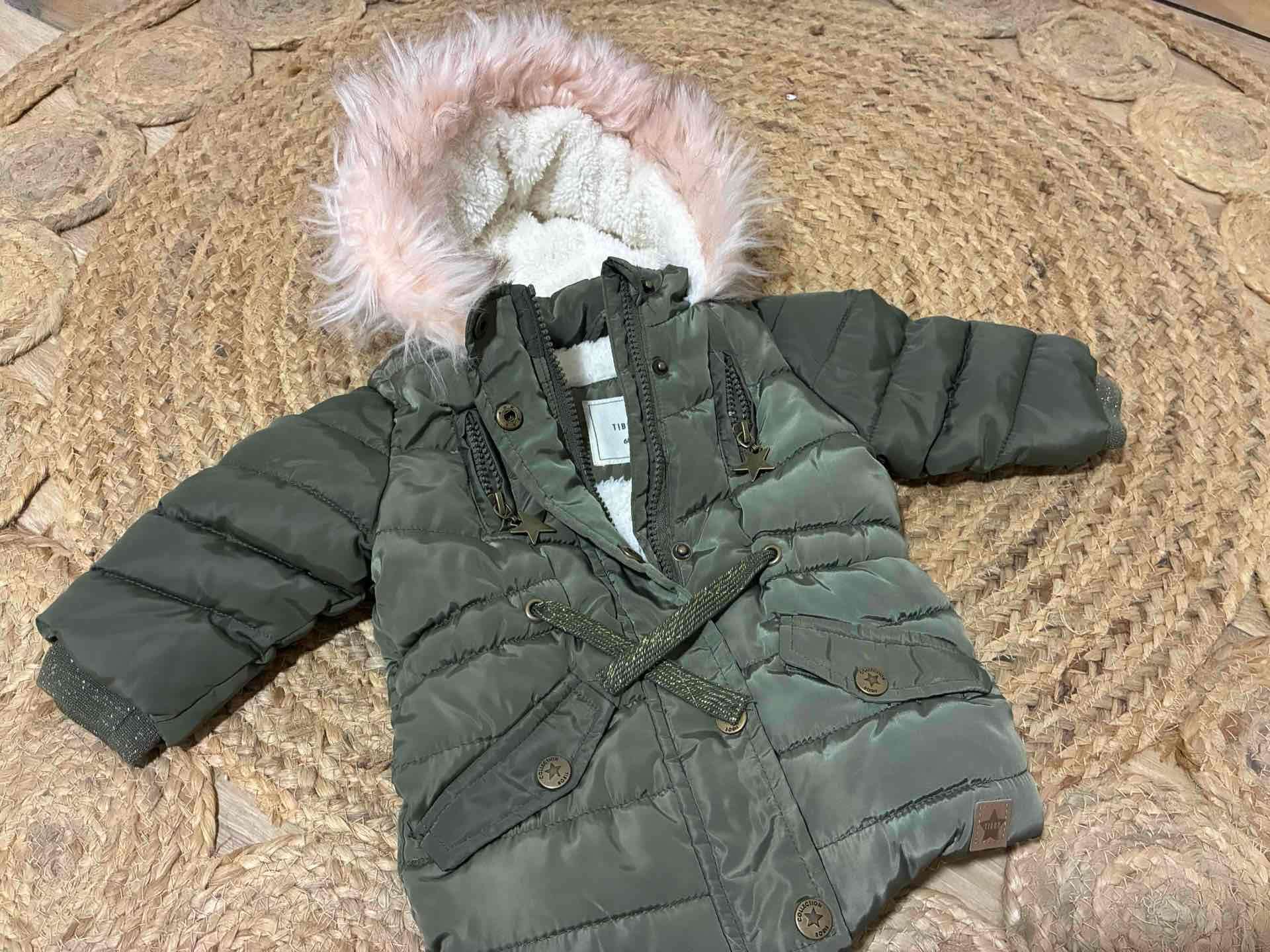 Chaqueta bebé negra con forro - miniatura 5