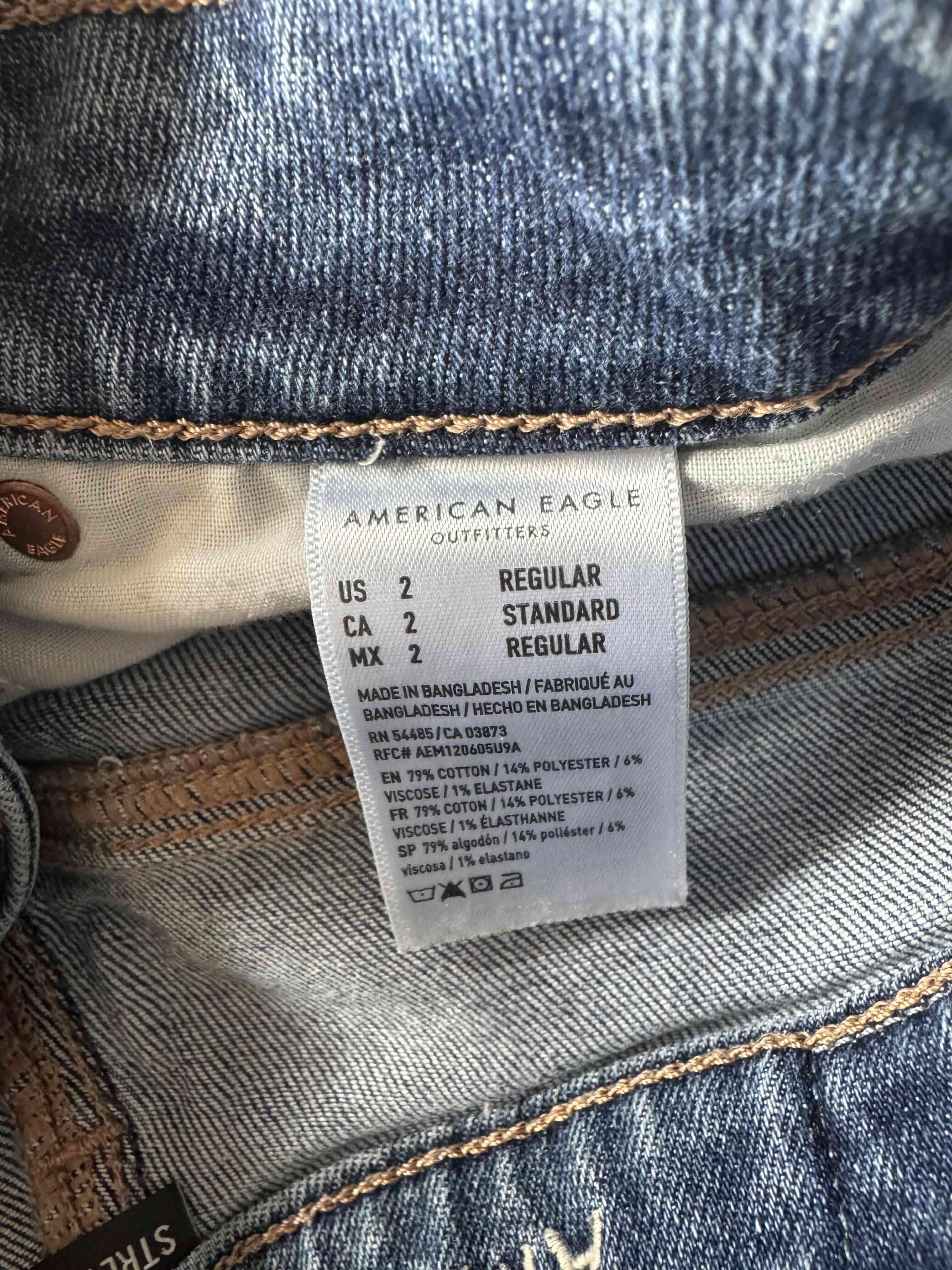 Jeans azul American Eagle - miniatura 4
