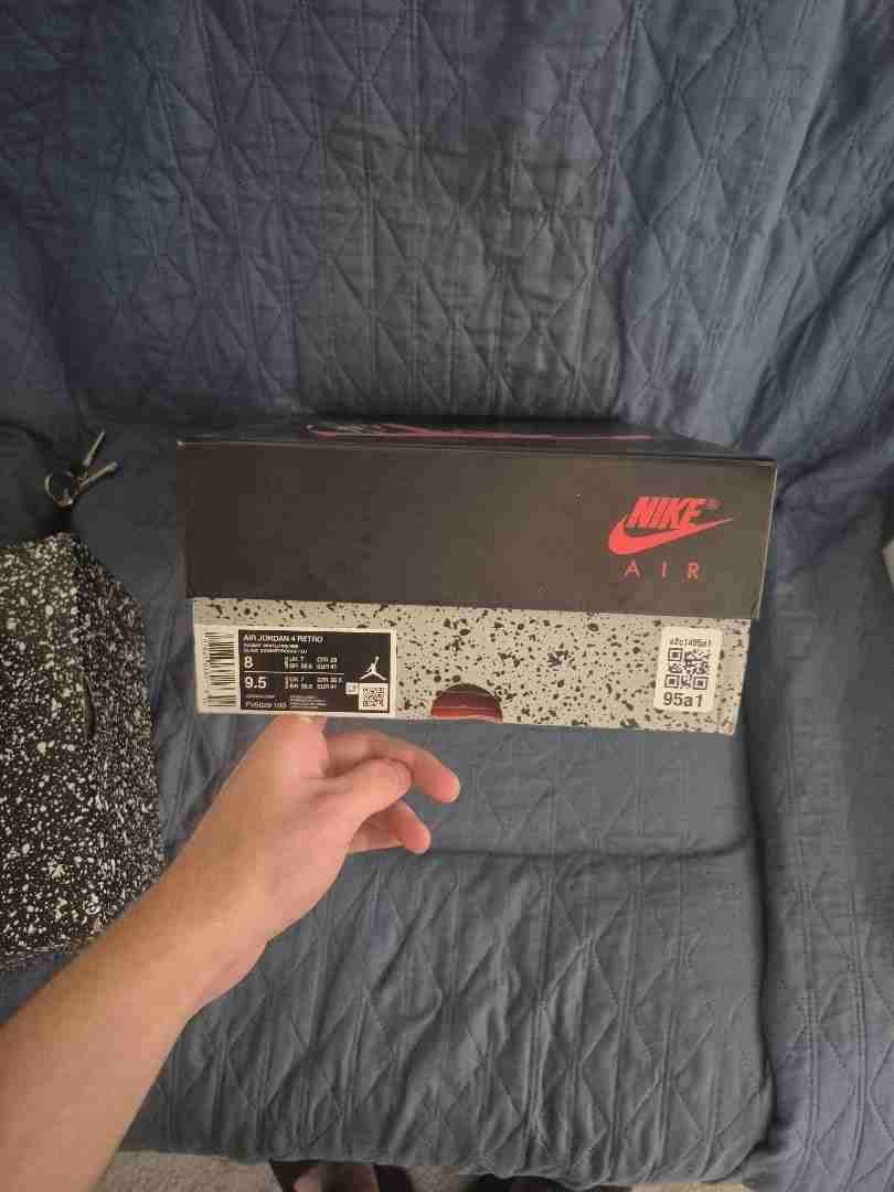 Jordan retro 4 white cement - miniatura 5